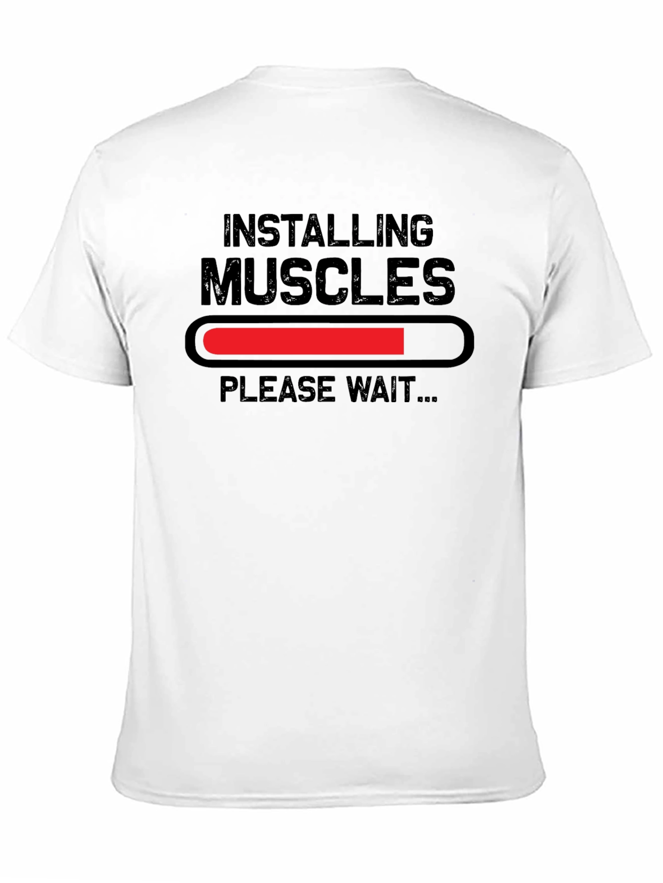 Installing Muscles Funny Graphic T-Shirt