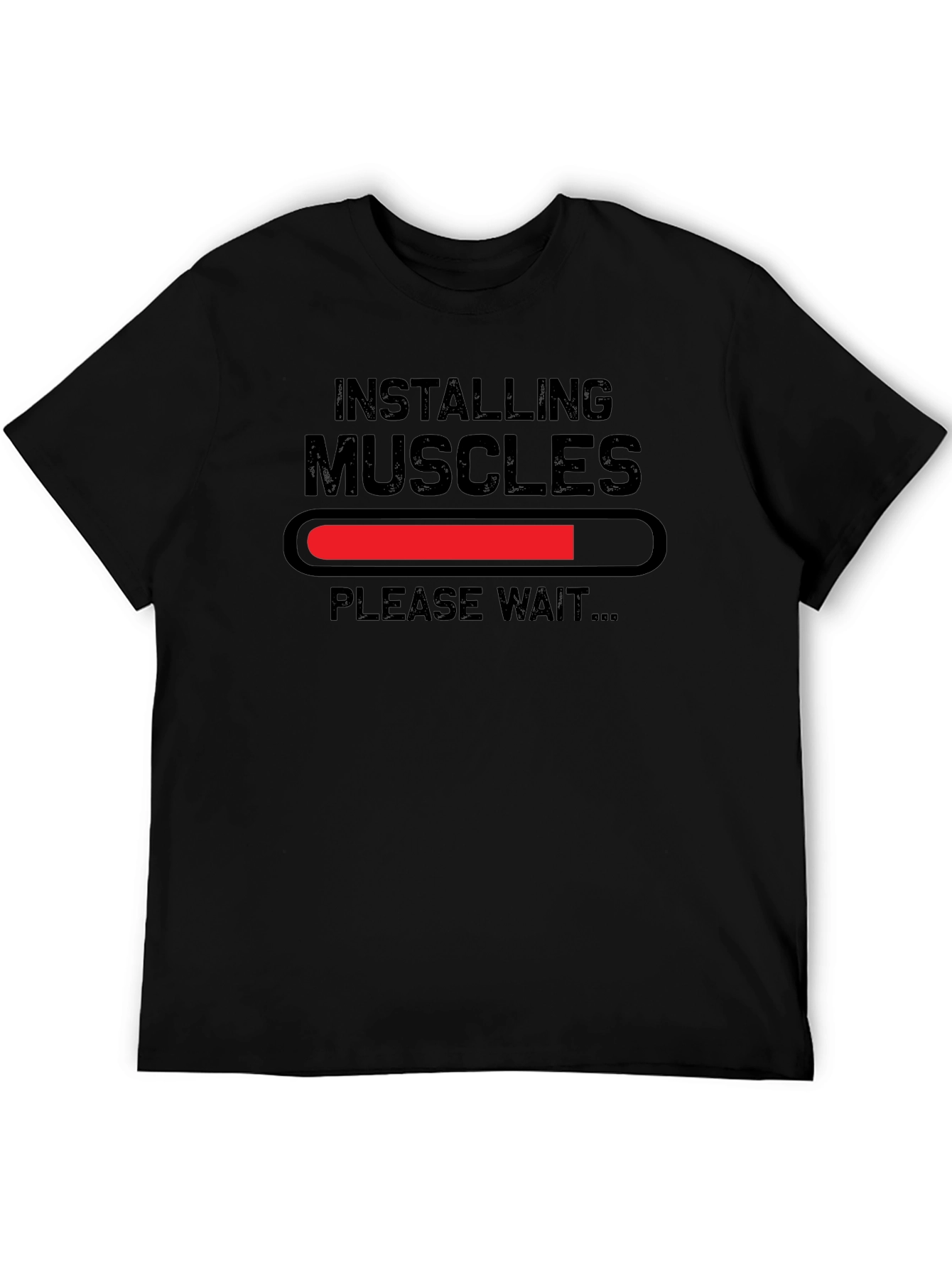 Installing Muscles Funny Graphic T-Shirt