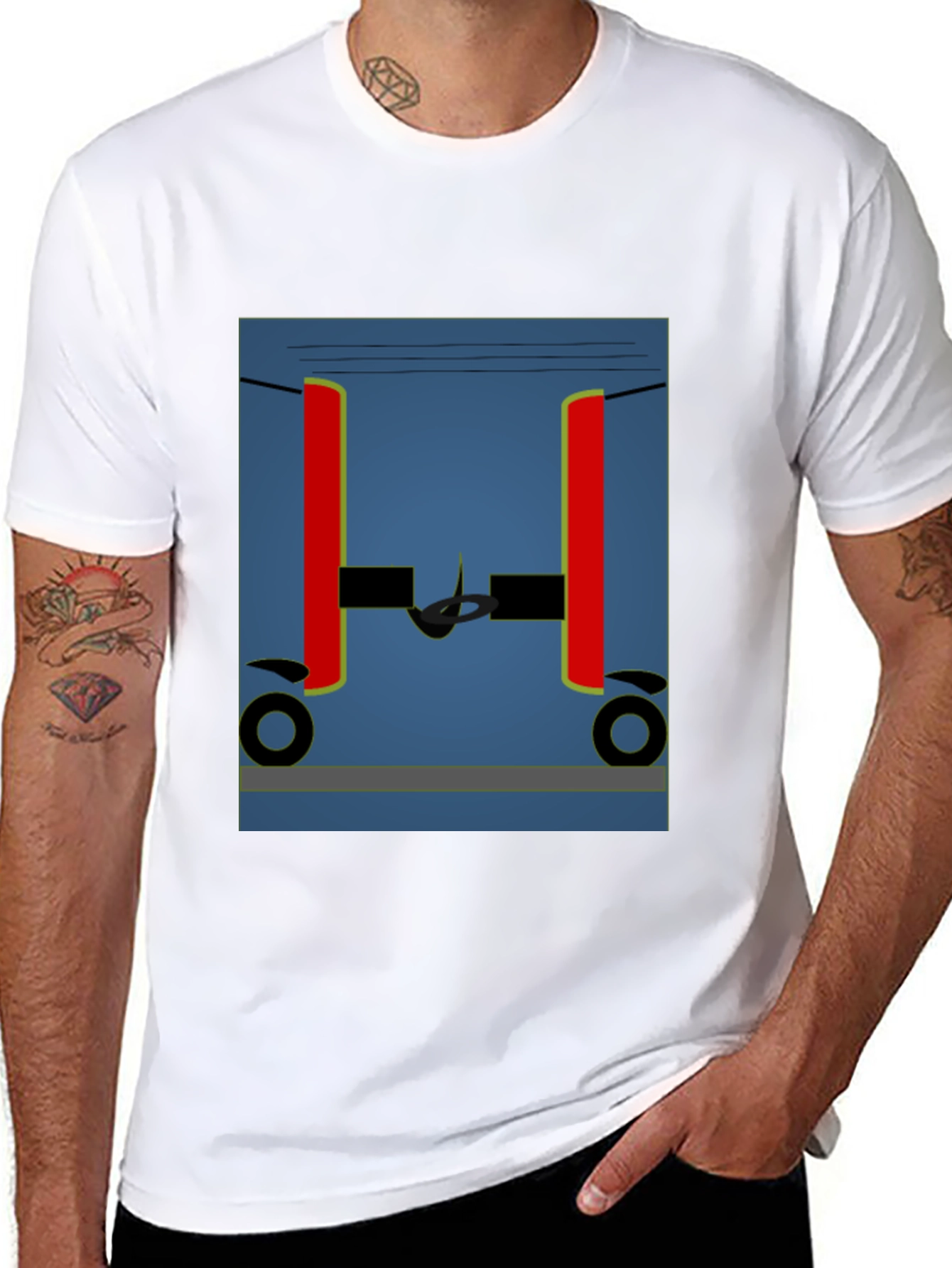 Abstract Graphic Tee