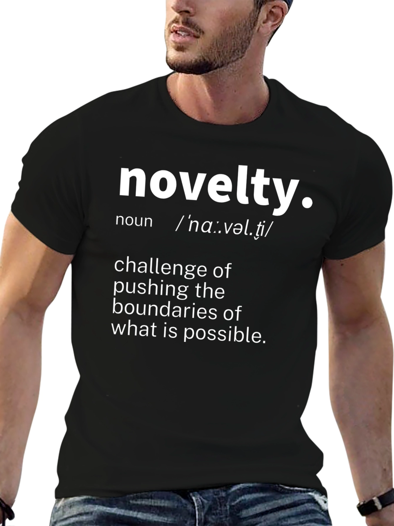 Novelty Definition T-Shirt - Challenge Boundaries