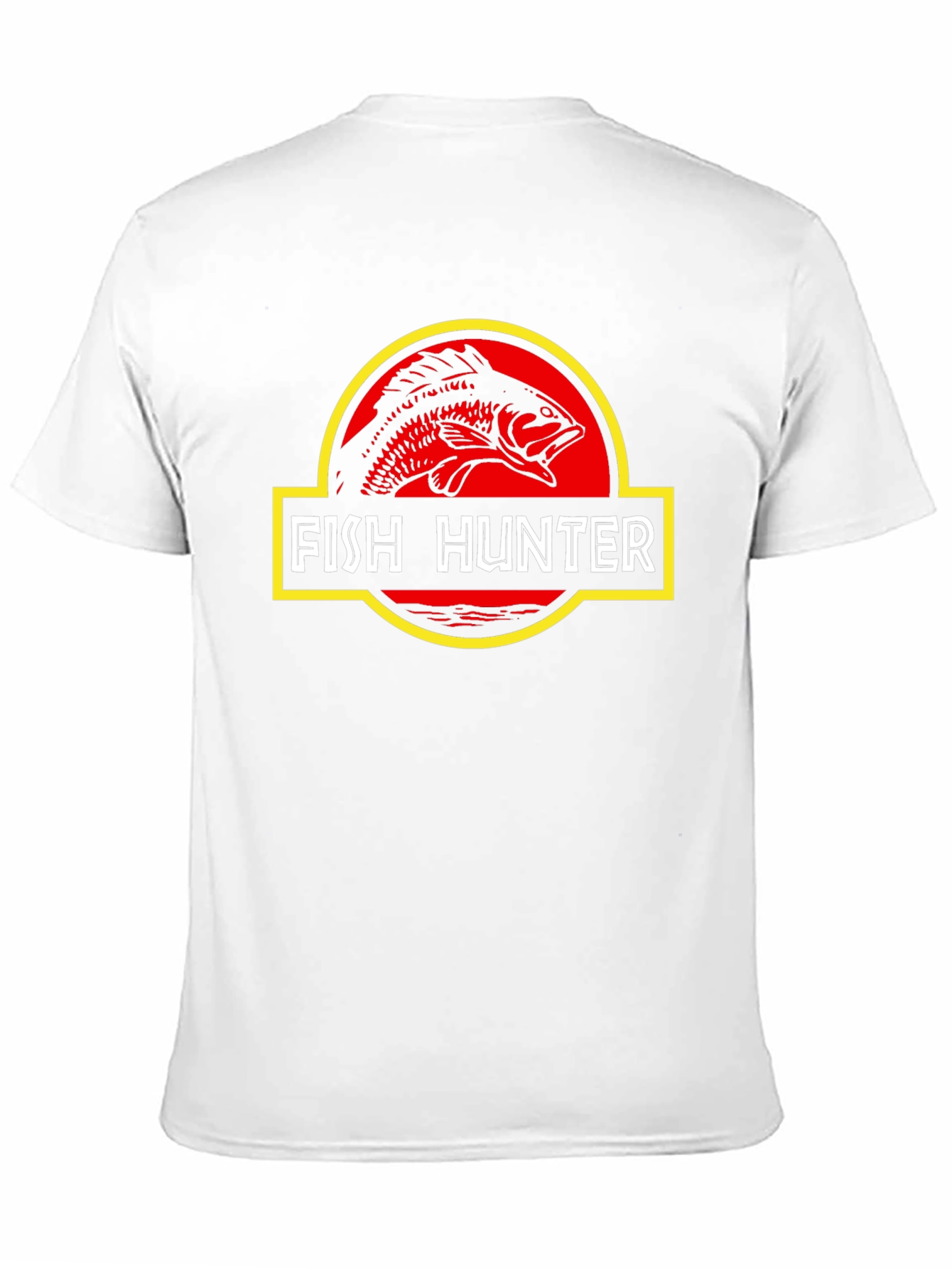 Fish Hunter T-Shirt - Jurassic Style Fishing Tee