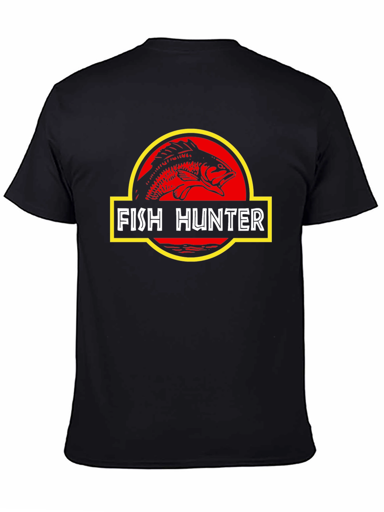 Fish Hunter T-Shirt - Jurassic Style Fishing Tee