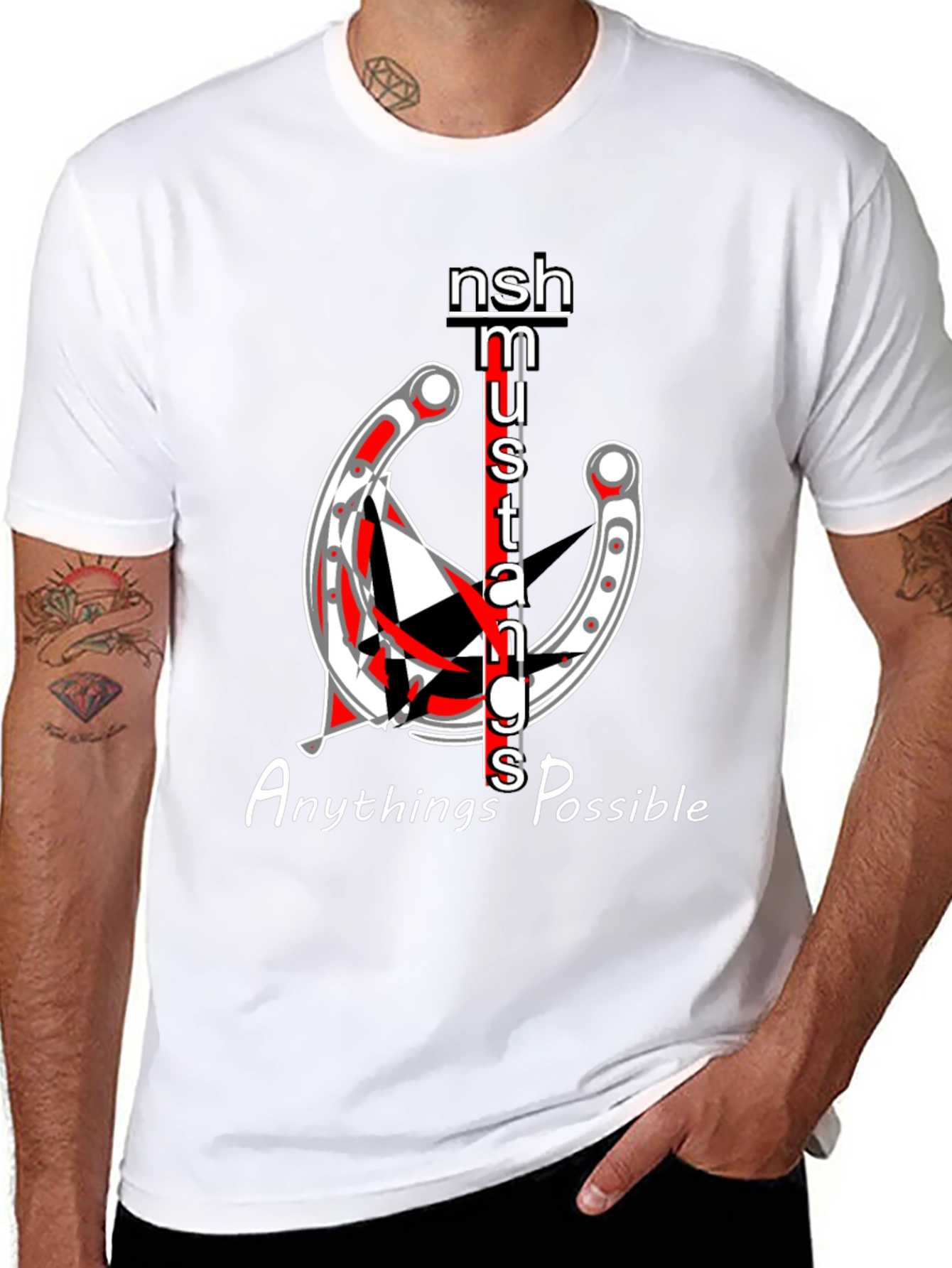 NSH Mustangs Anythings Possible Graphic Tee