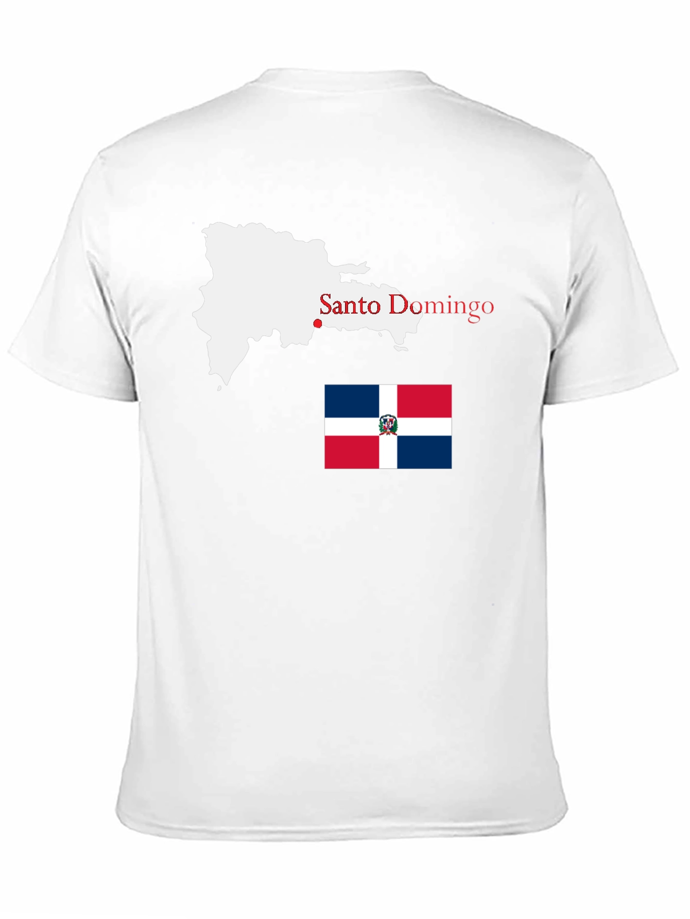 Dominican Republic Map T-Shirt - Santo Domingo Pride