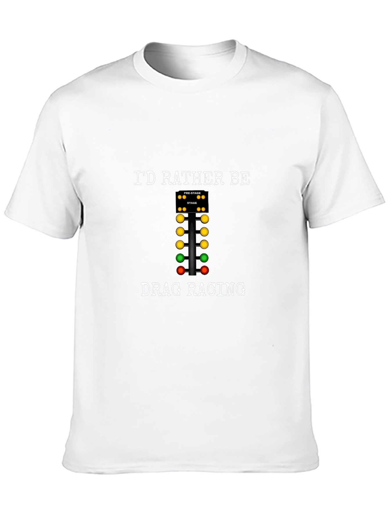 Id Rather Be Drag Racing T-Shirt - Black