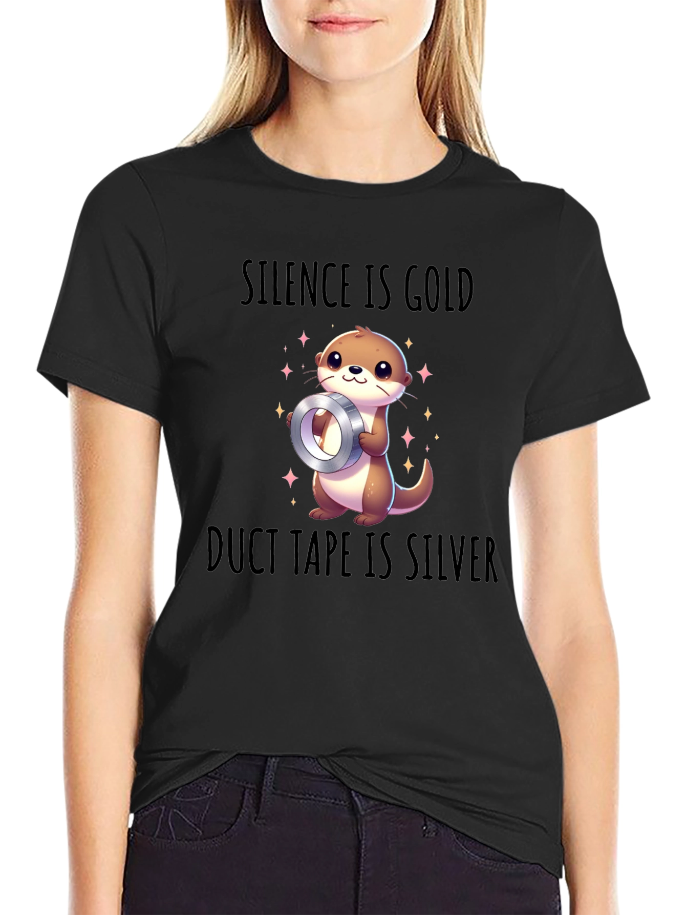 Silence is Gold Duct Tape is Silver Graphic Tee