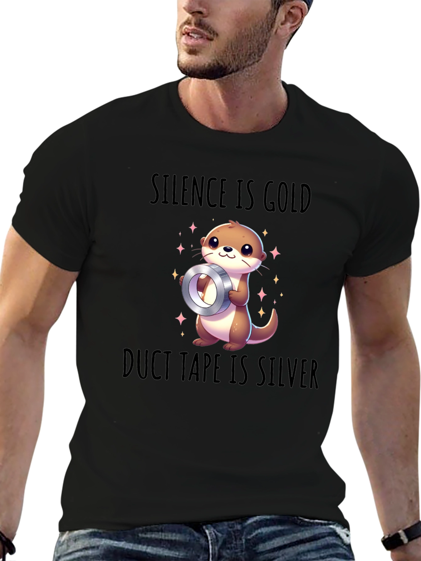 Silence is Gold Duct Tape is Silver Graphic Tee