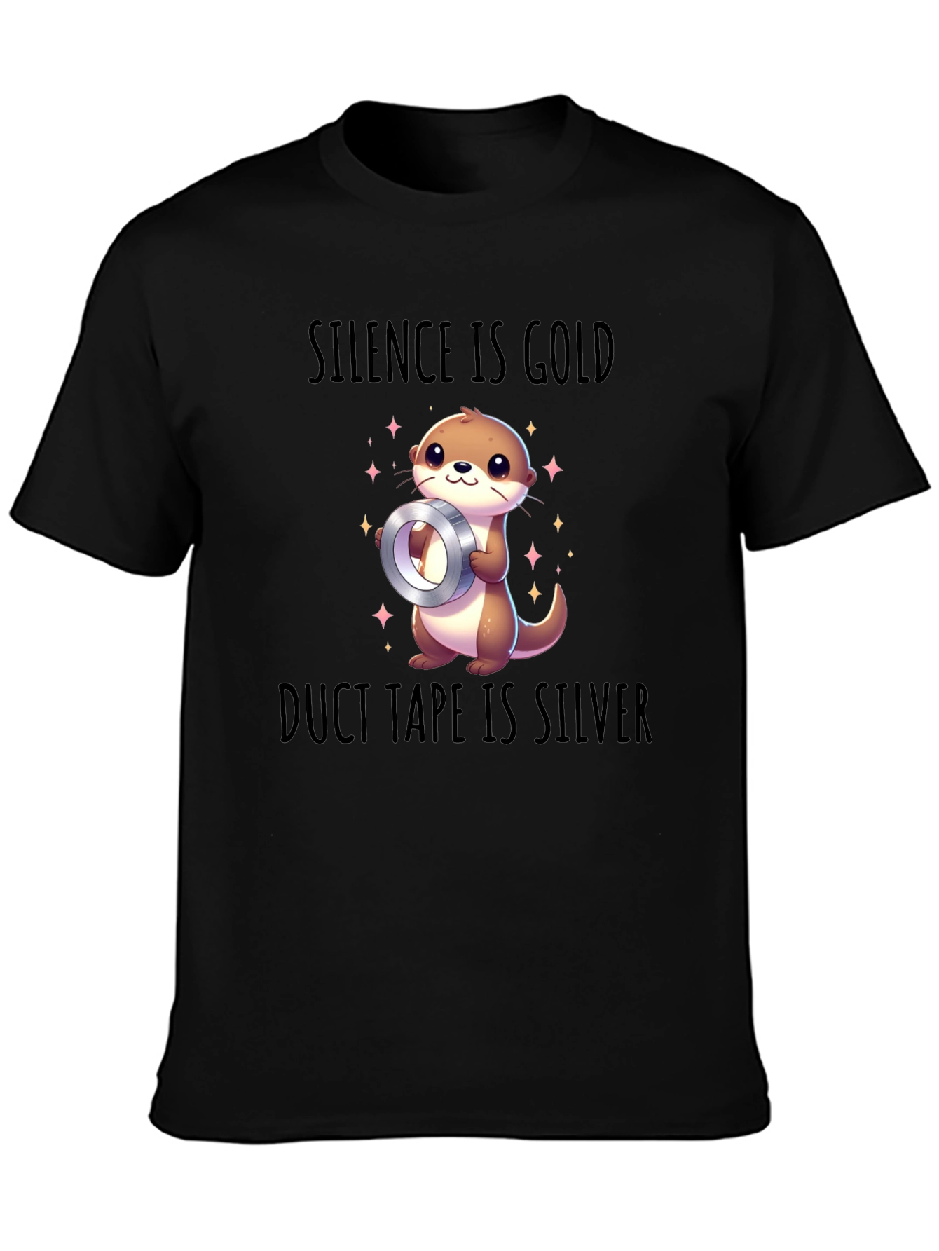 Silence is Gold Duct Tape is Silver Graphic Tee