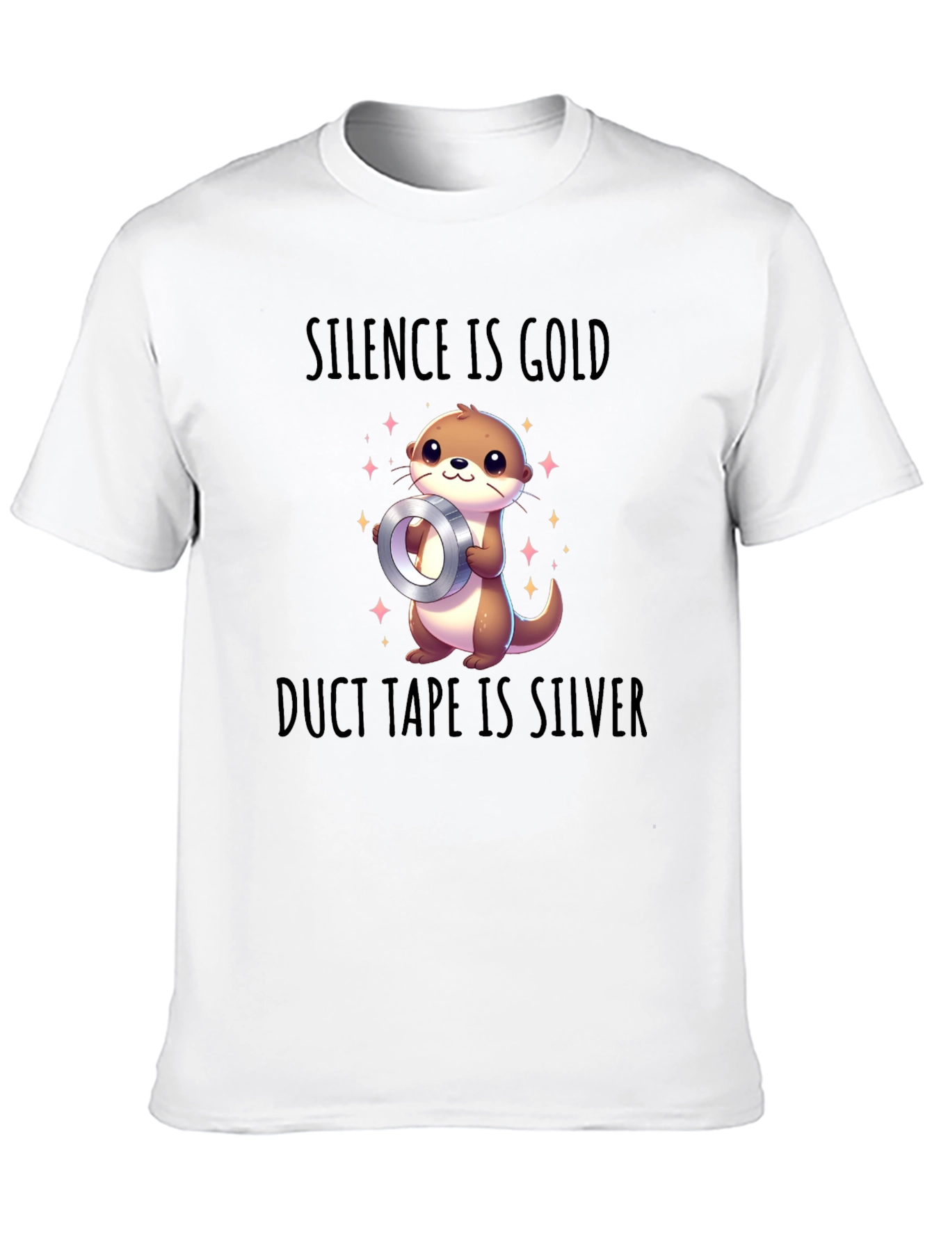 Silence is Gold Duct Tape is Silver Graphic Tee