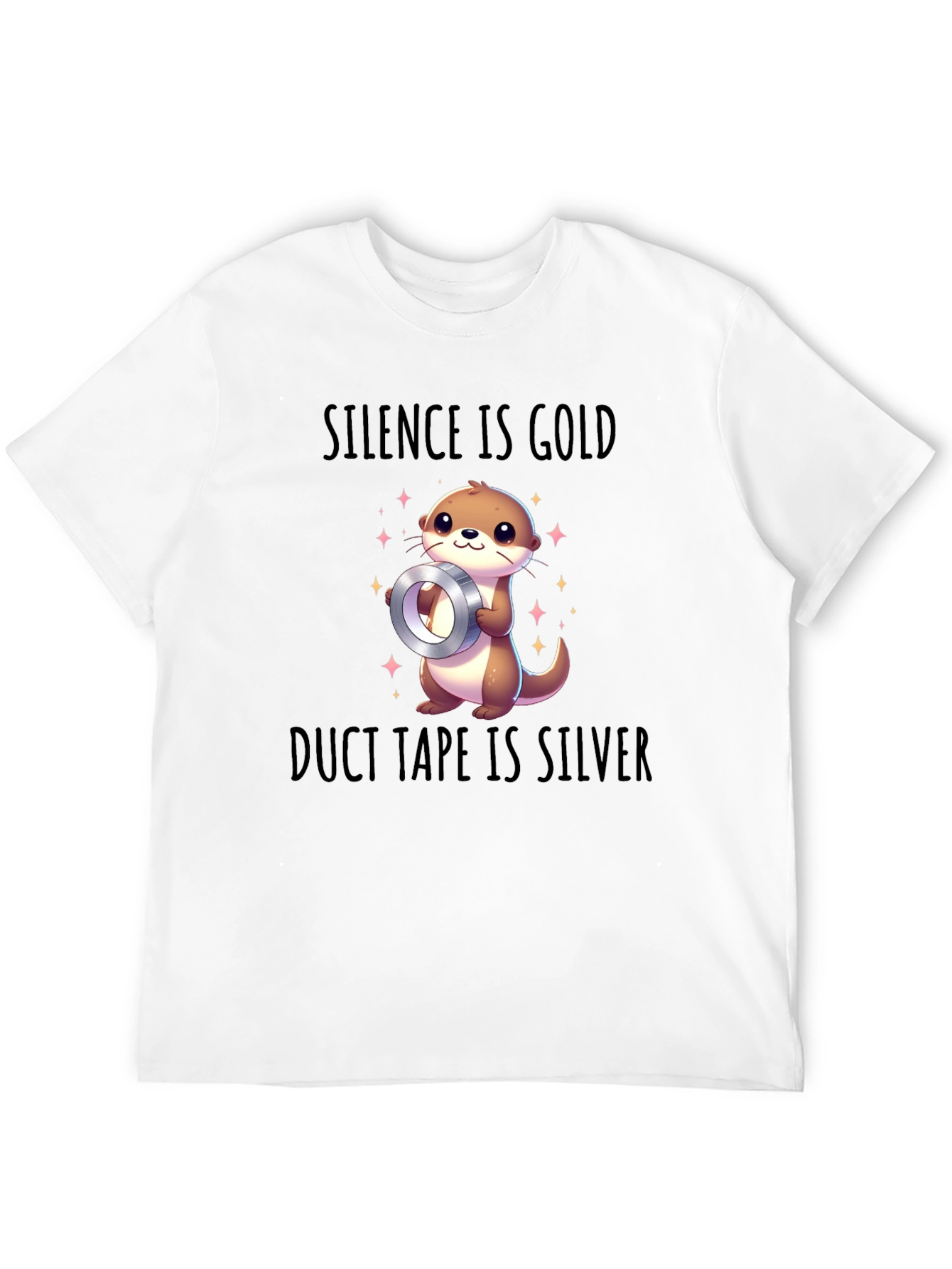 Silence is Gold Duct Tape is Silver Graphic Tee