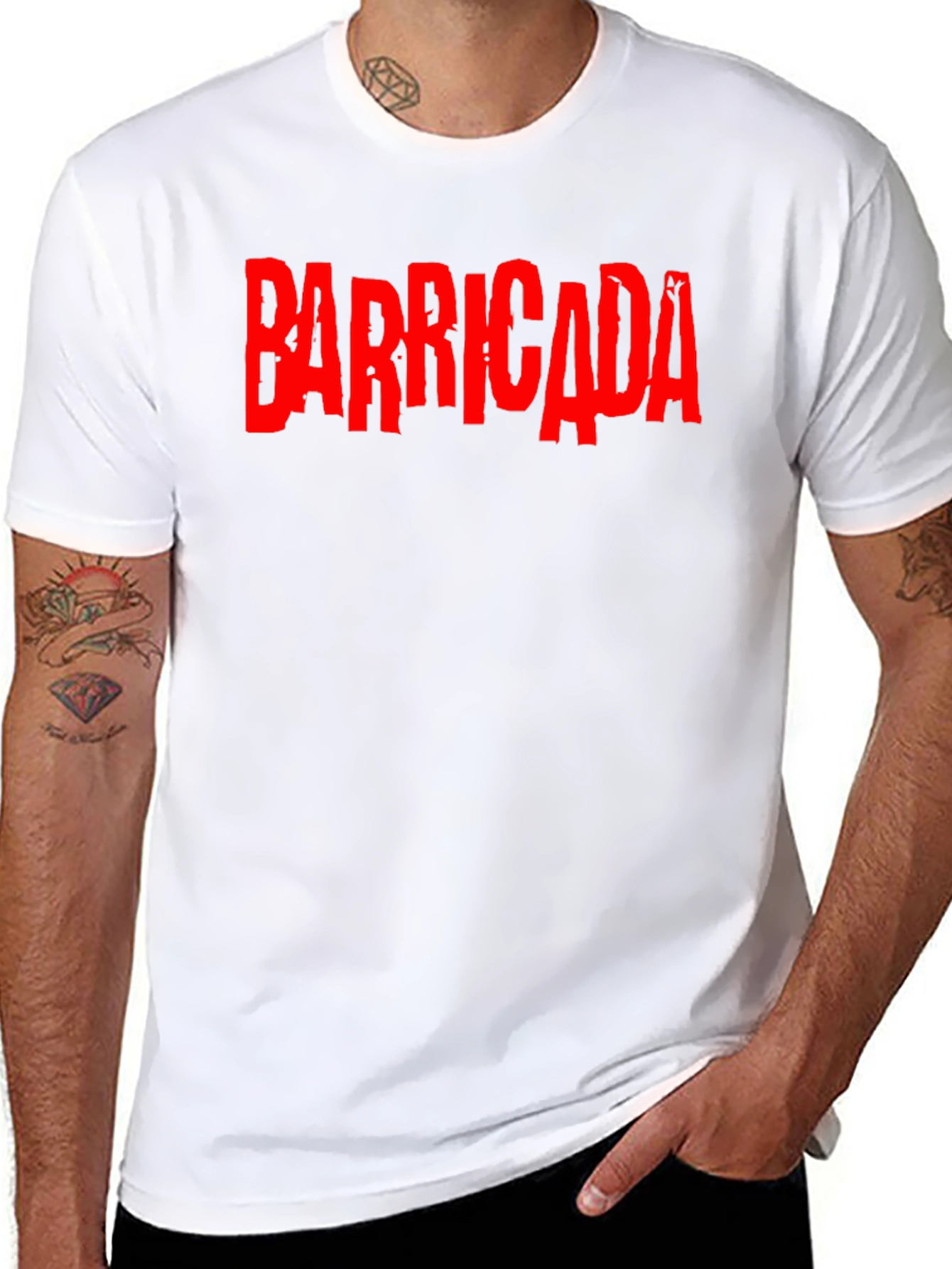 Barricada Graphic Tee - Bold Statement Shirt