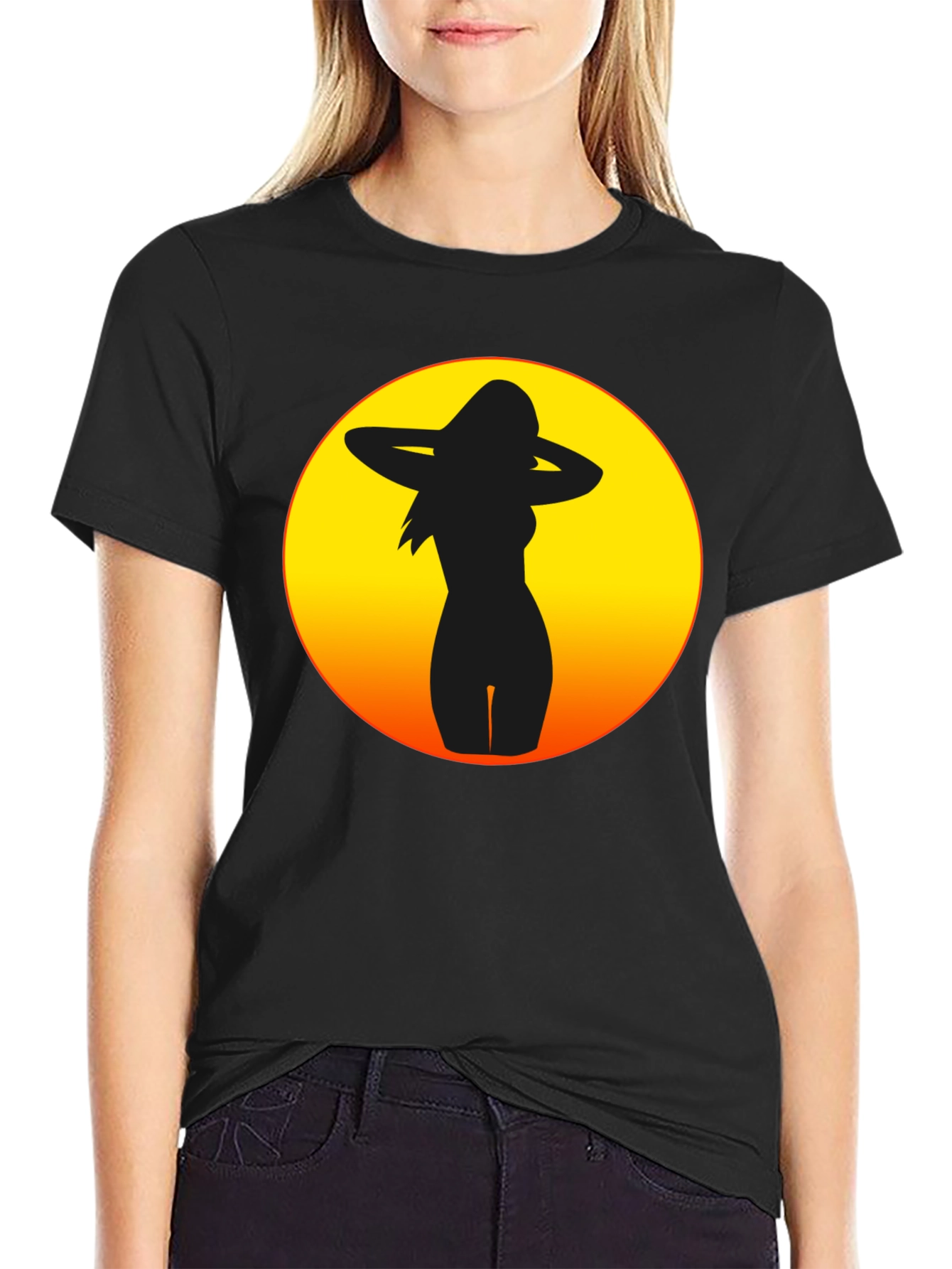 Sunset Silhouette Graphic Tee