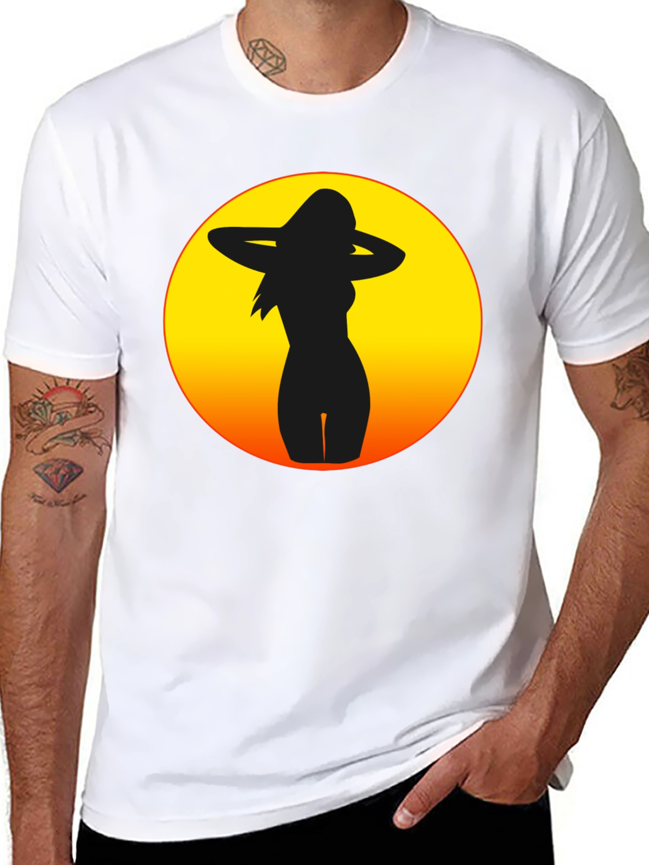 Sunset Silhouette Graphic Tee