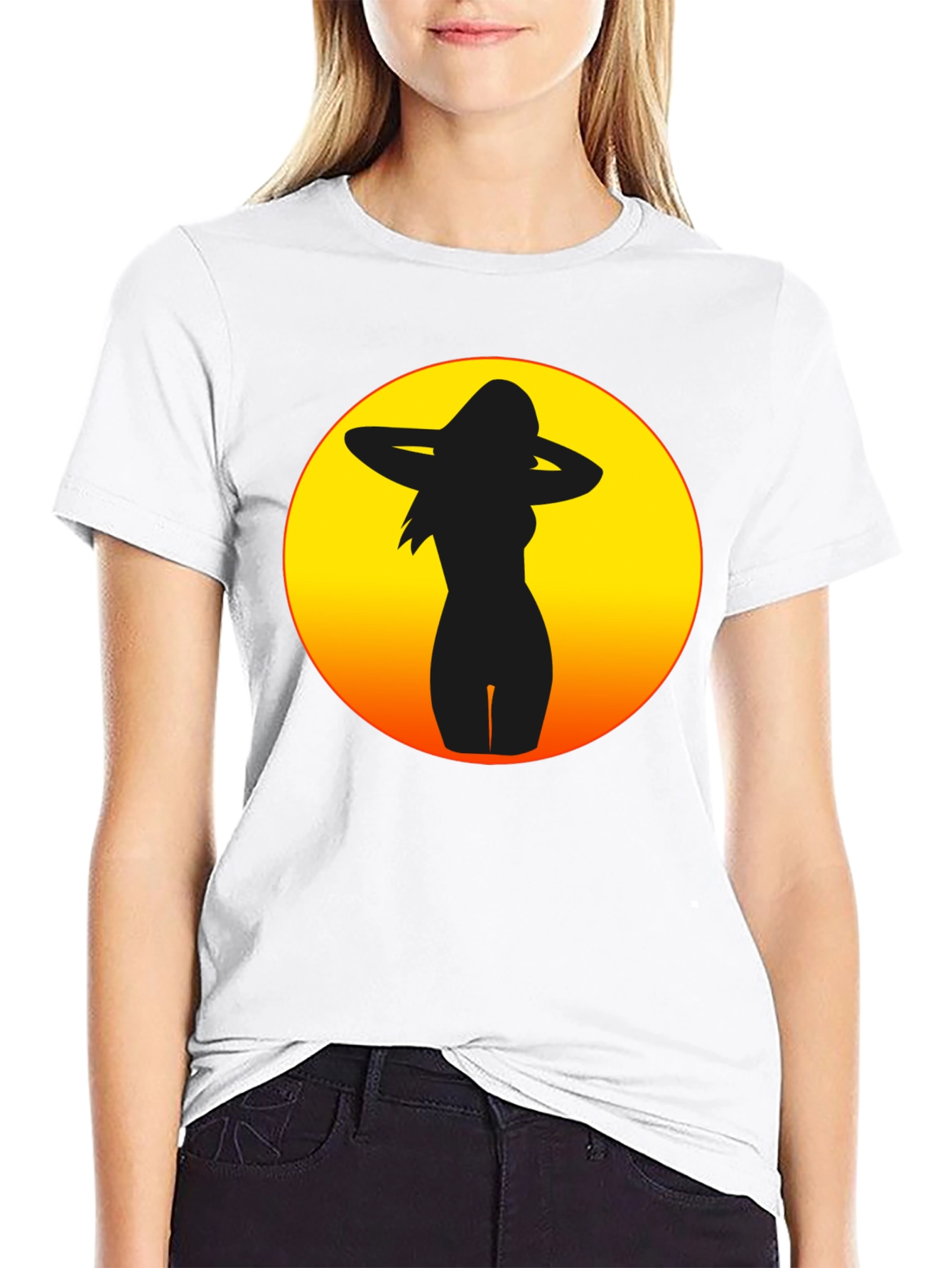 Sunset Silhouette Graphic Tee