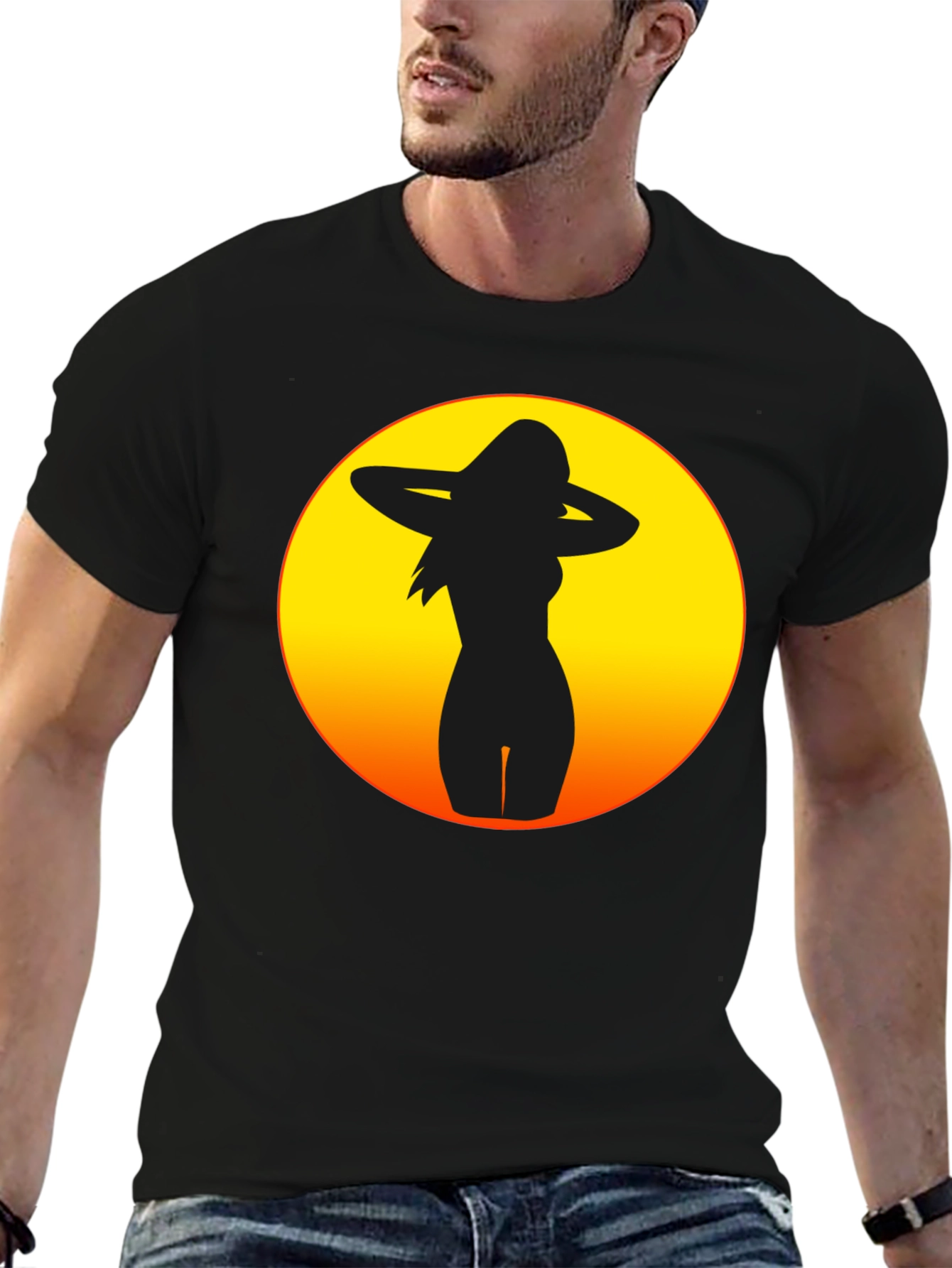 Sunset Silhouette Graphic Tee