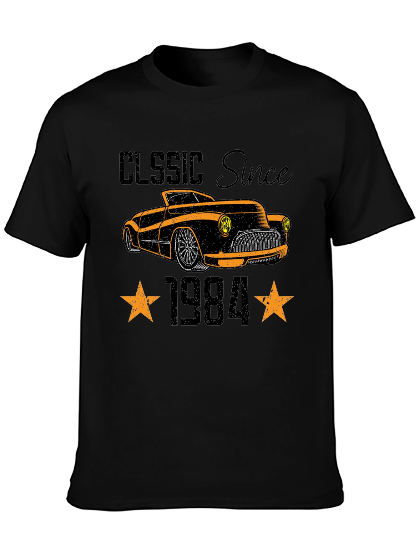 Classic Since 1984 Car Graphic T-Shirt