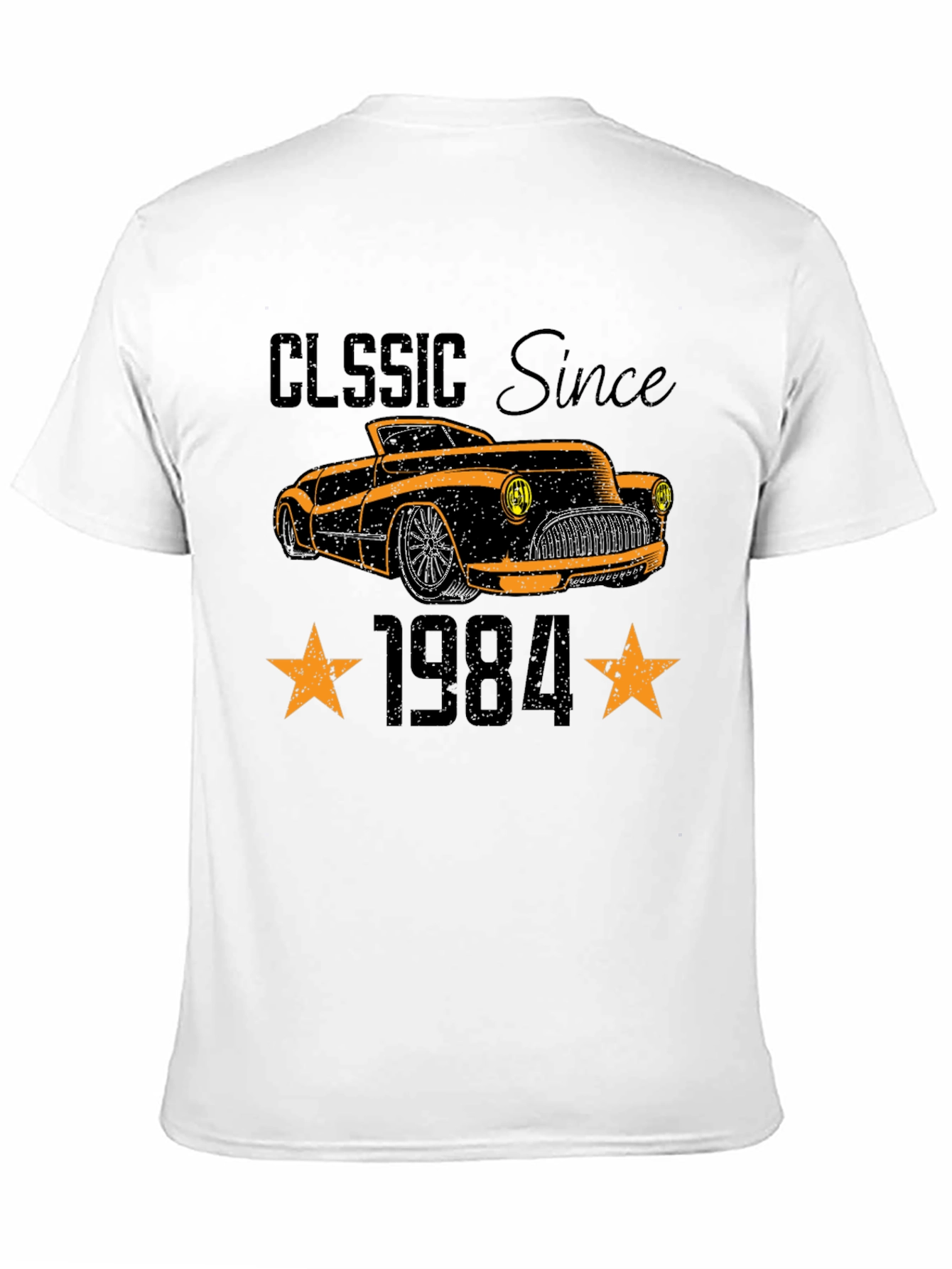 Classic Since 1984 Car Graphic T-Shirt