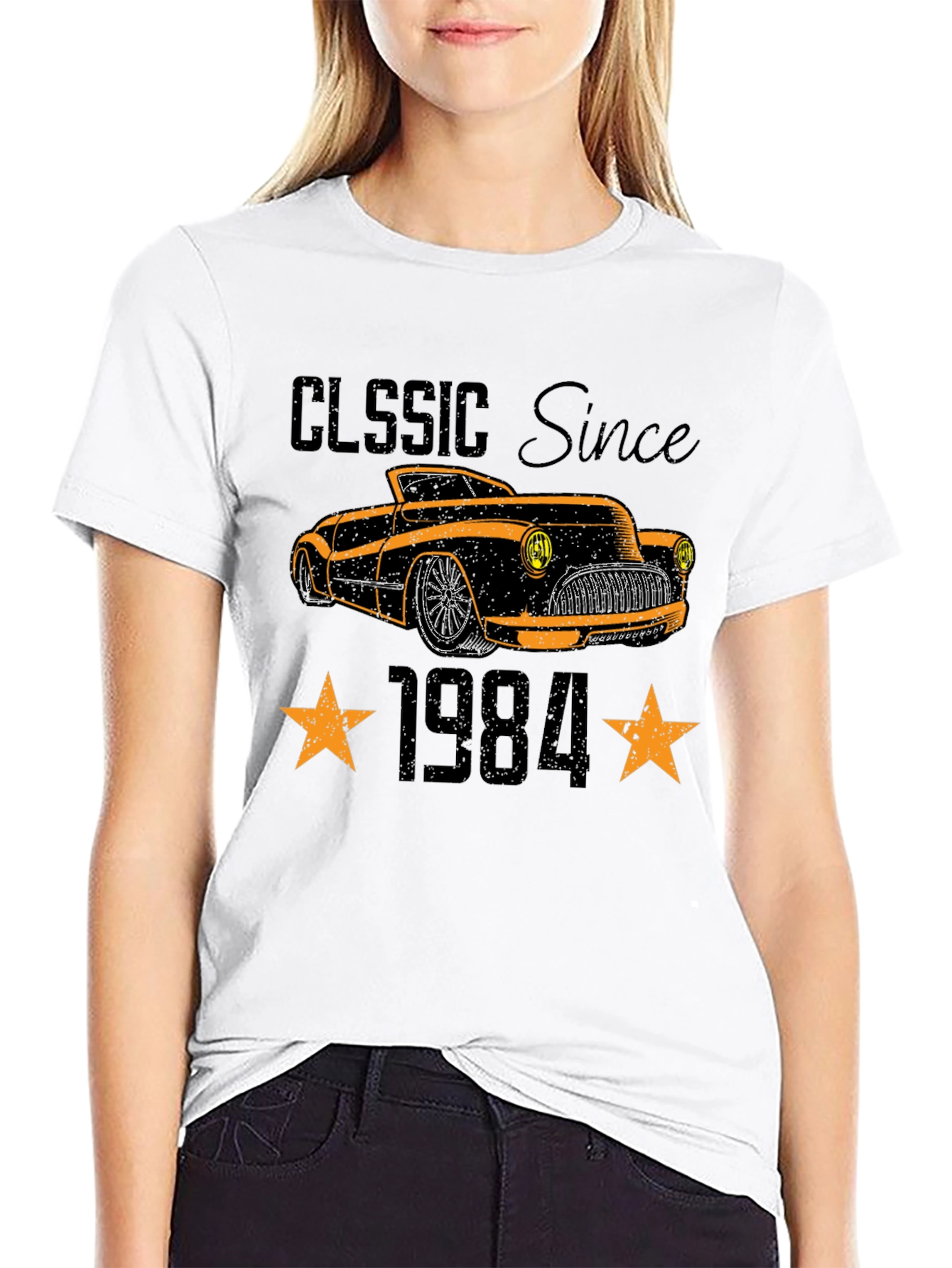 Classic Since 1984 Car Graphic T-Shirt