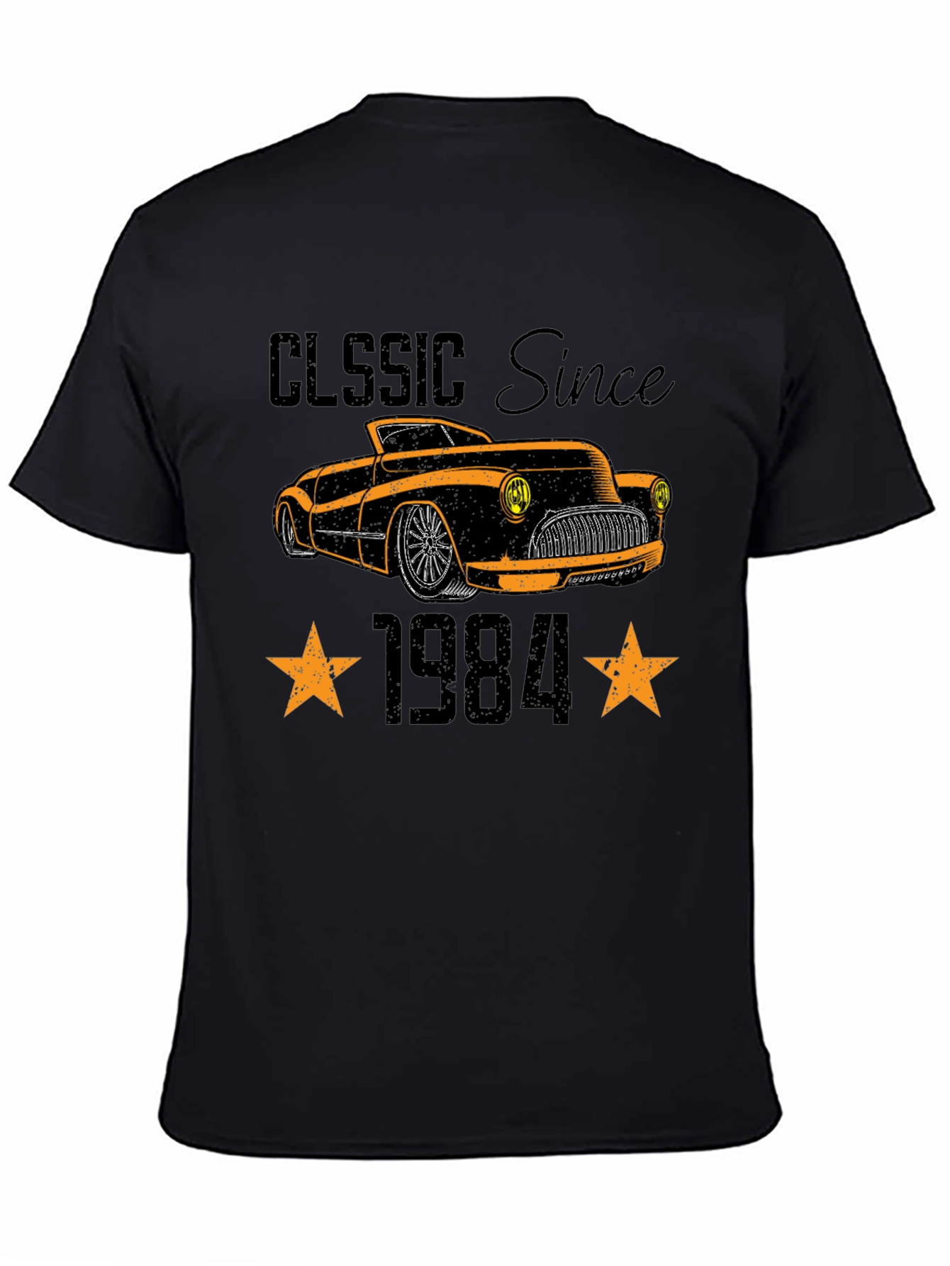 Classic Since 1984 Car Graphic T-Shirt