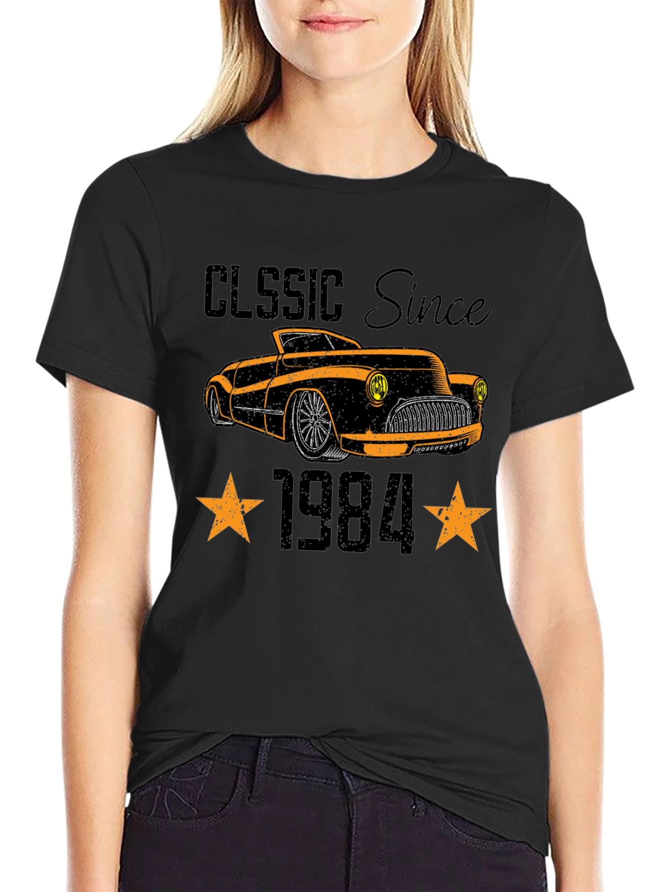 Classic Since 1984 Car Graphic T-Shirt