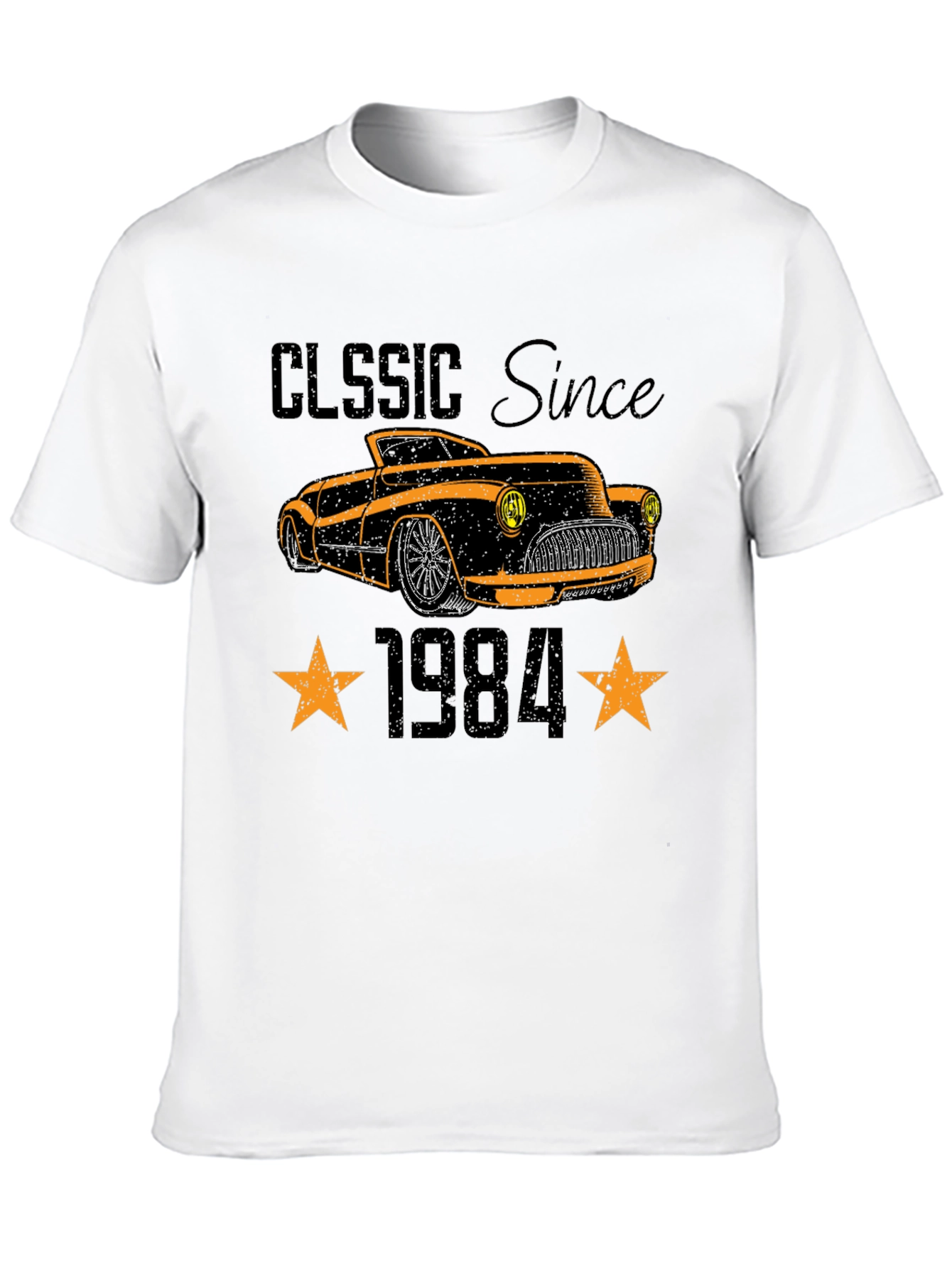 Classic Since 1984 Car Graphic T-Shirt