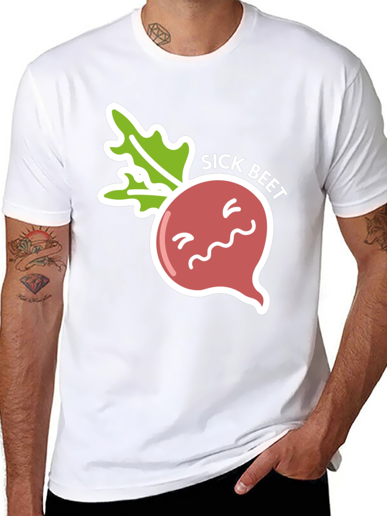 Sick Beet Graphic T-Shirt - Funny Foodie Tee