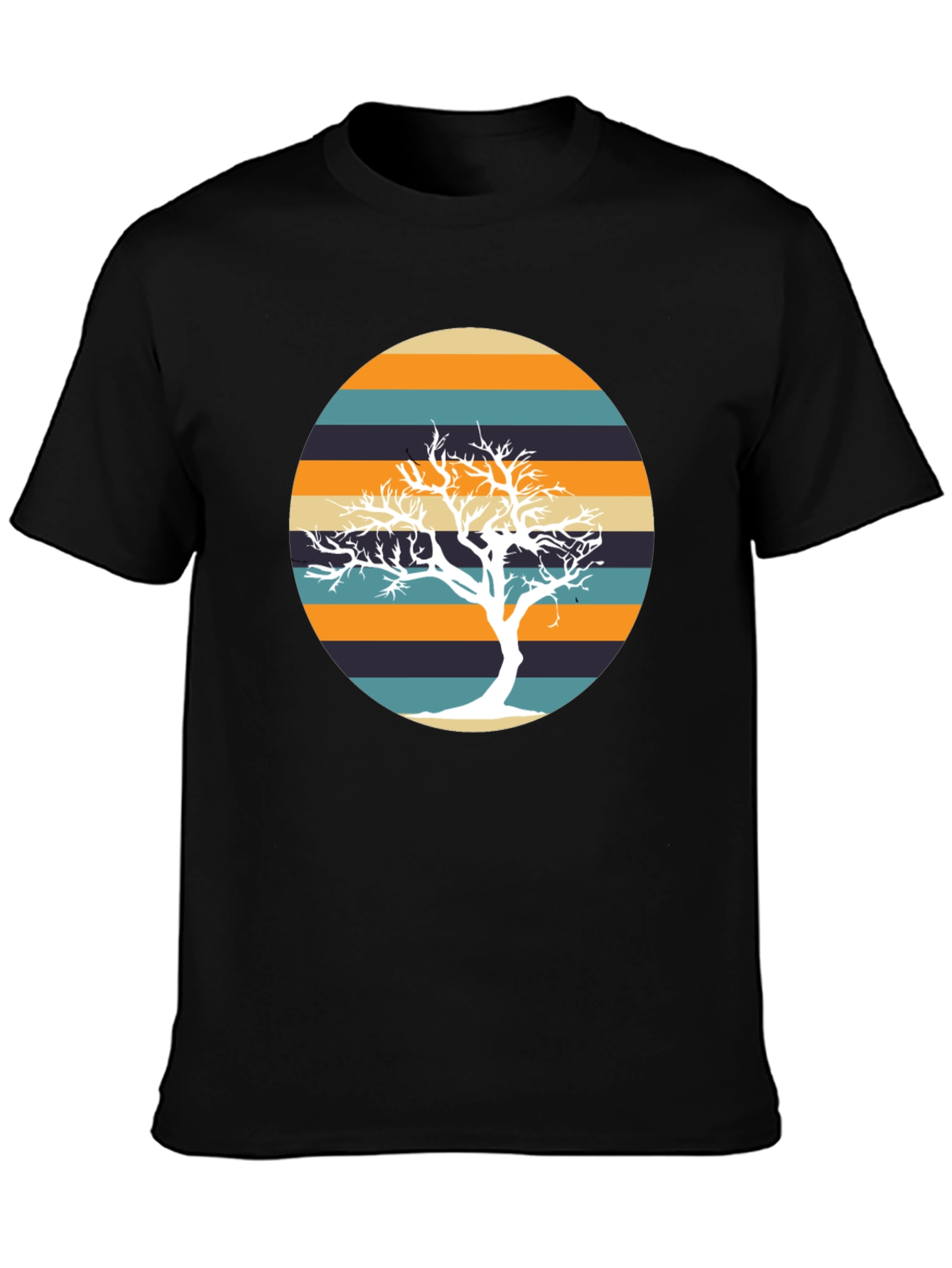 Retro Tree Graphic Tee - Stylish Casual Wear