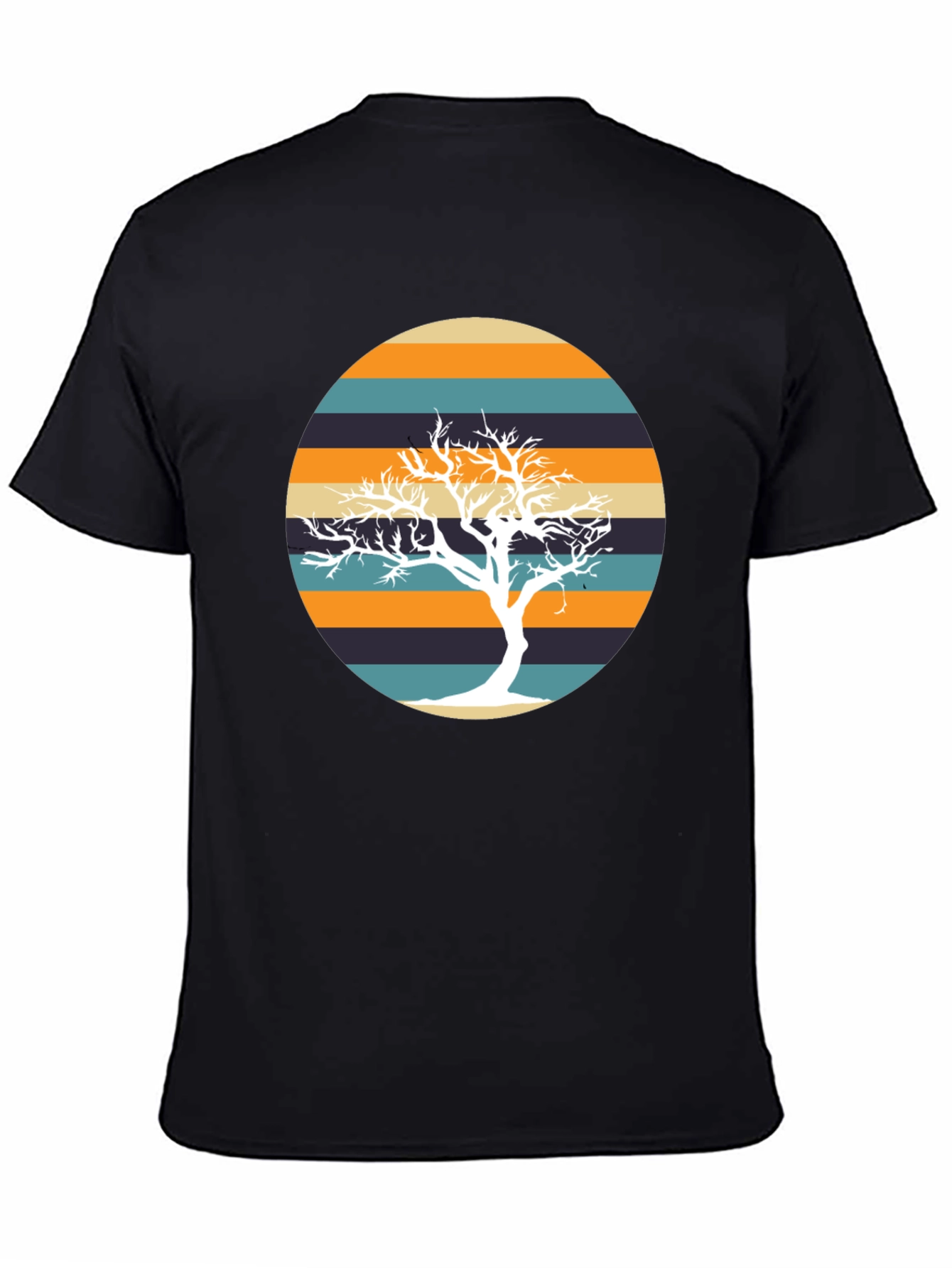 Retro Tree Graphic Tee - Stylish Casual Wear
