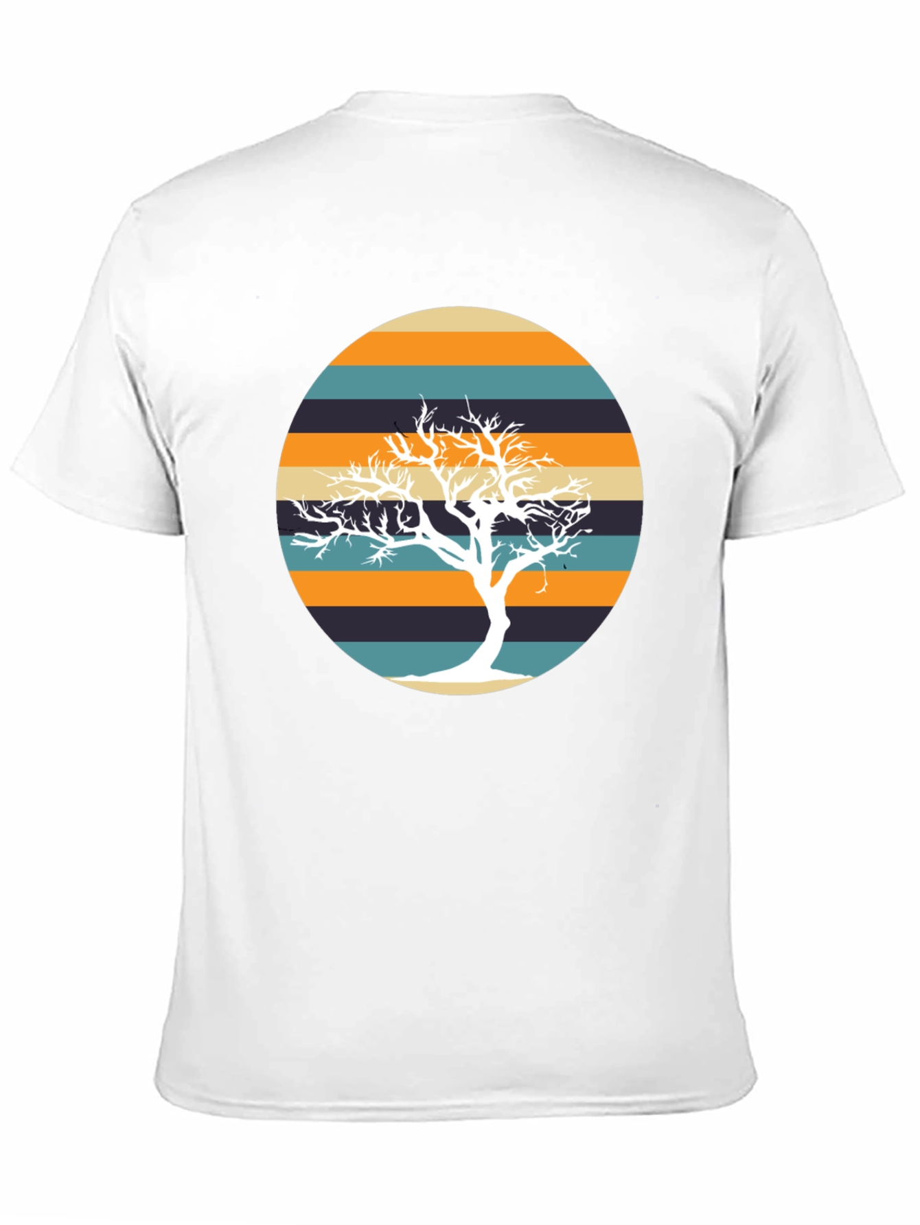 Retro Tree Graphic Tee - Stylish Casual Wear