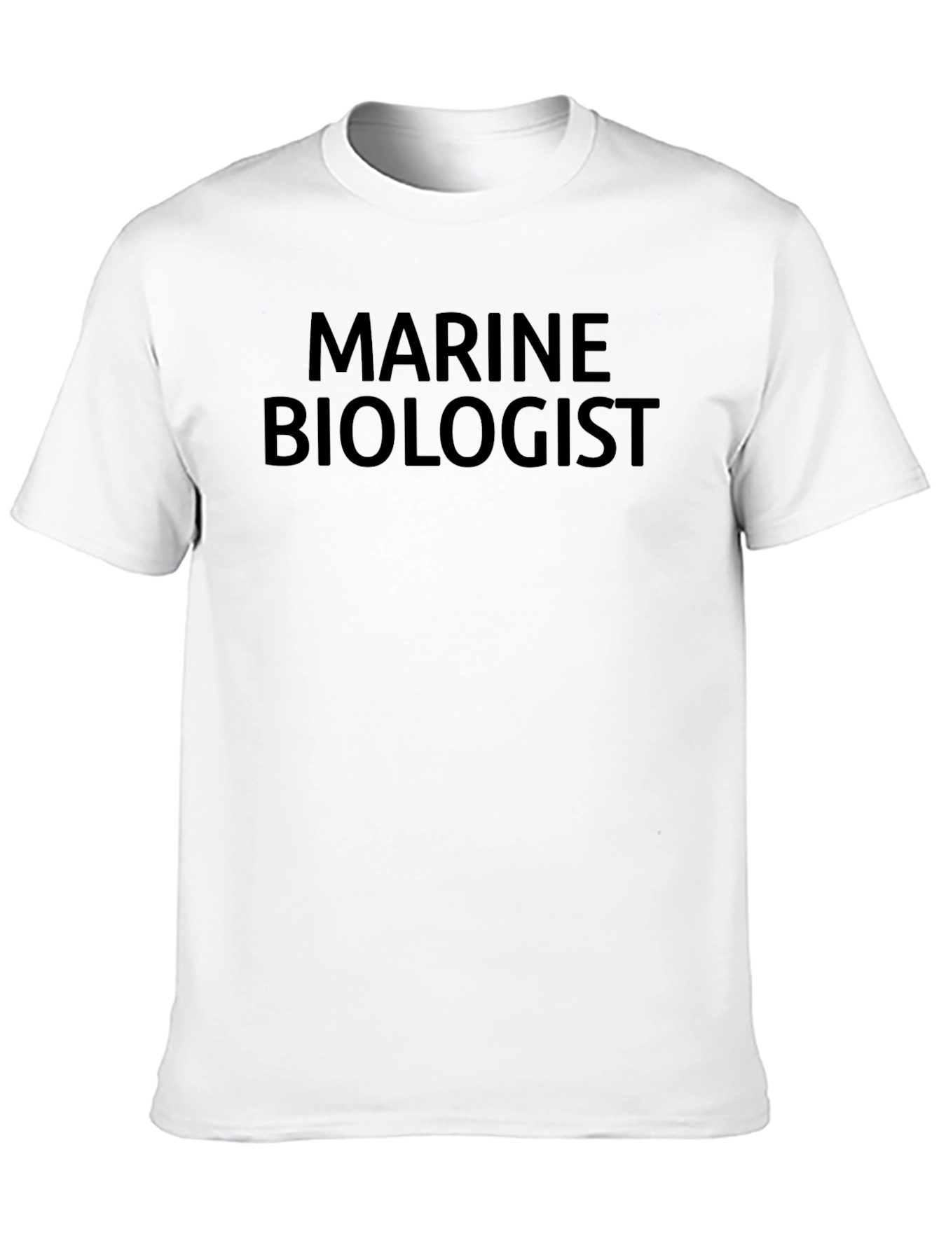 Marine Biologist T-Shirt - Black Cotton Tee