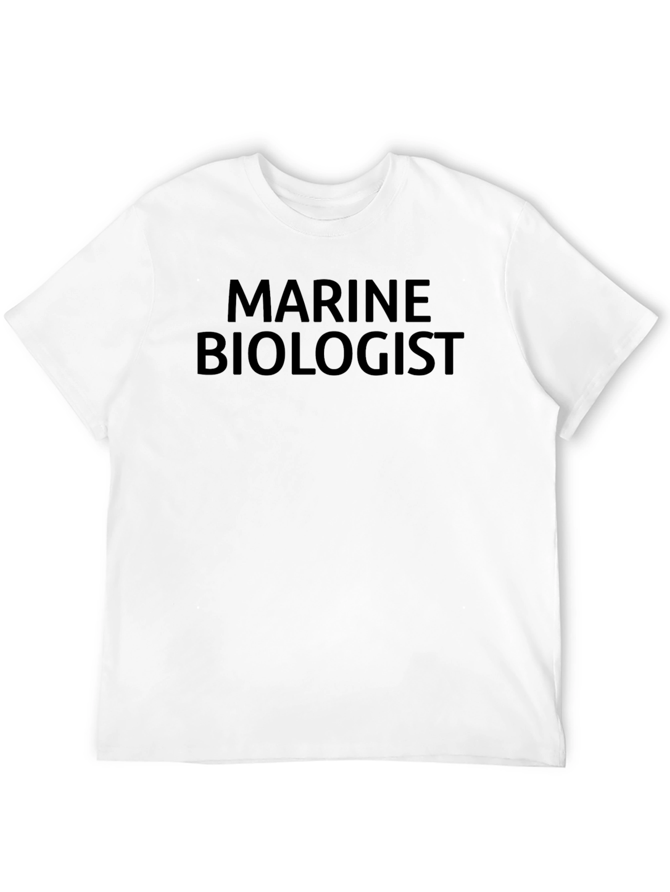 Marine Biologist T-Shirt - Black Cotton Tee