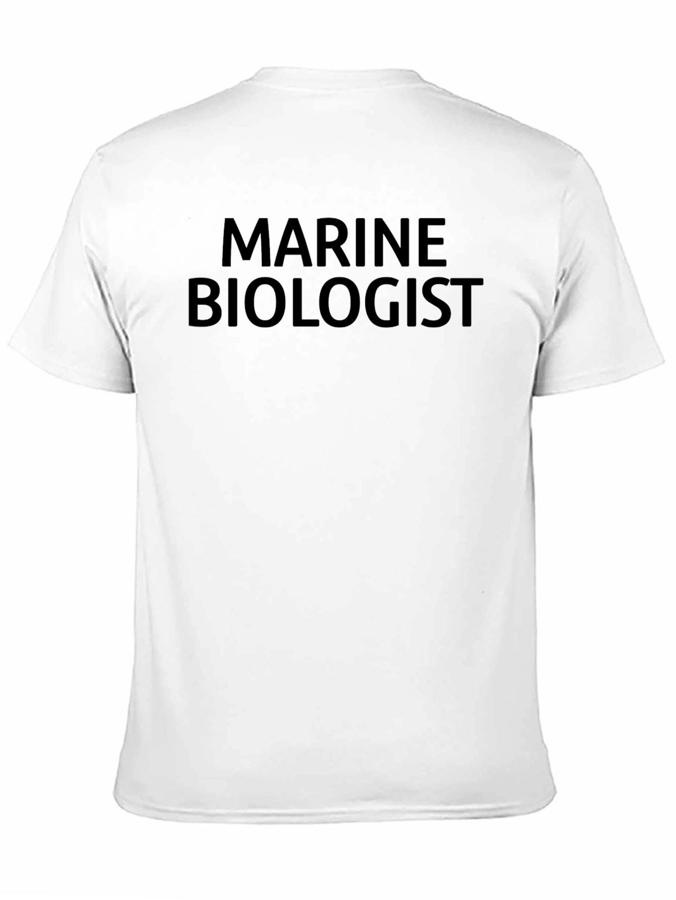 Marine Biologist T-Shirt - Black Cotton Tee