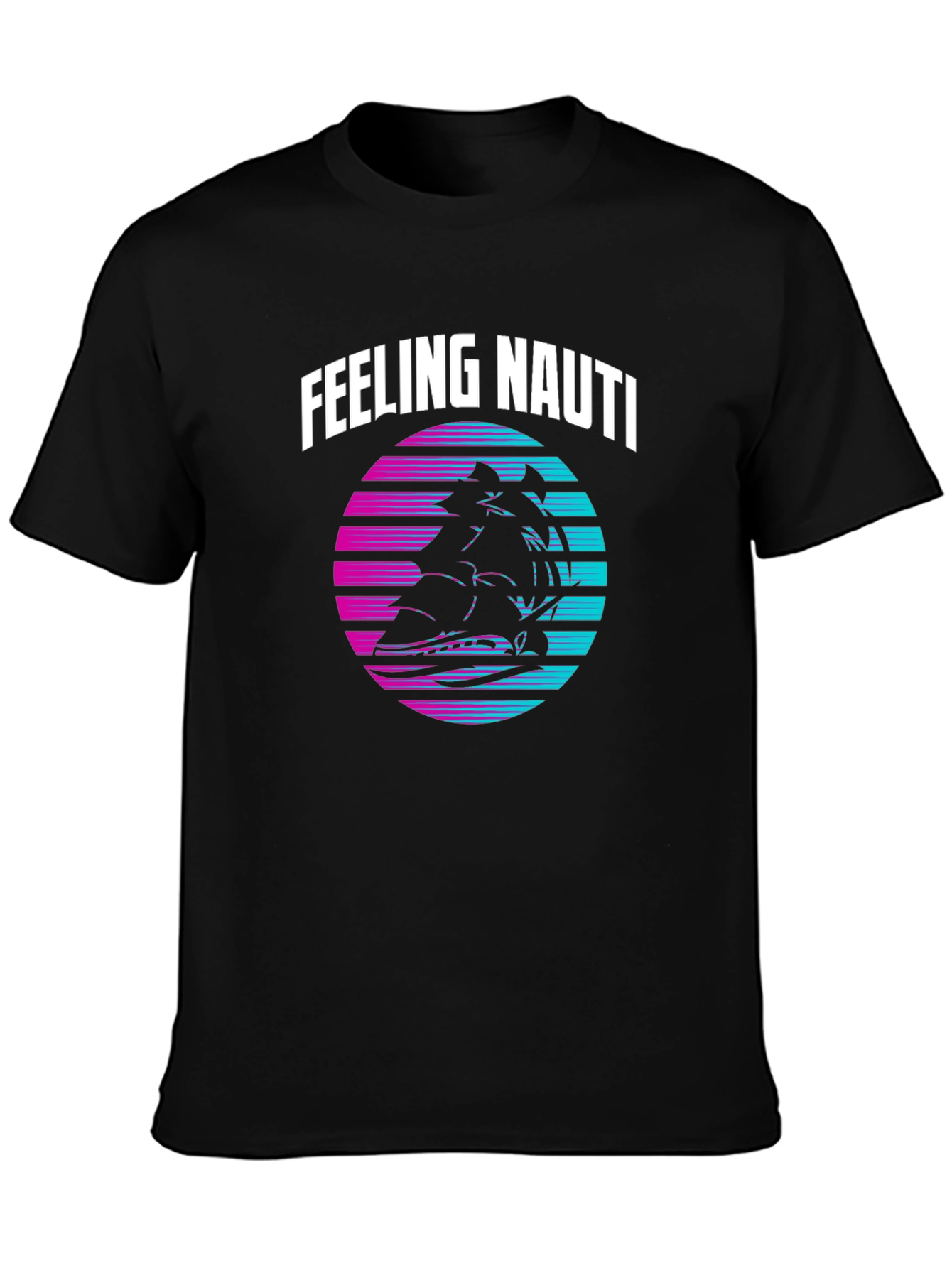 Feeling Nauti T-Shirt - Retro Nautical Design