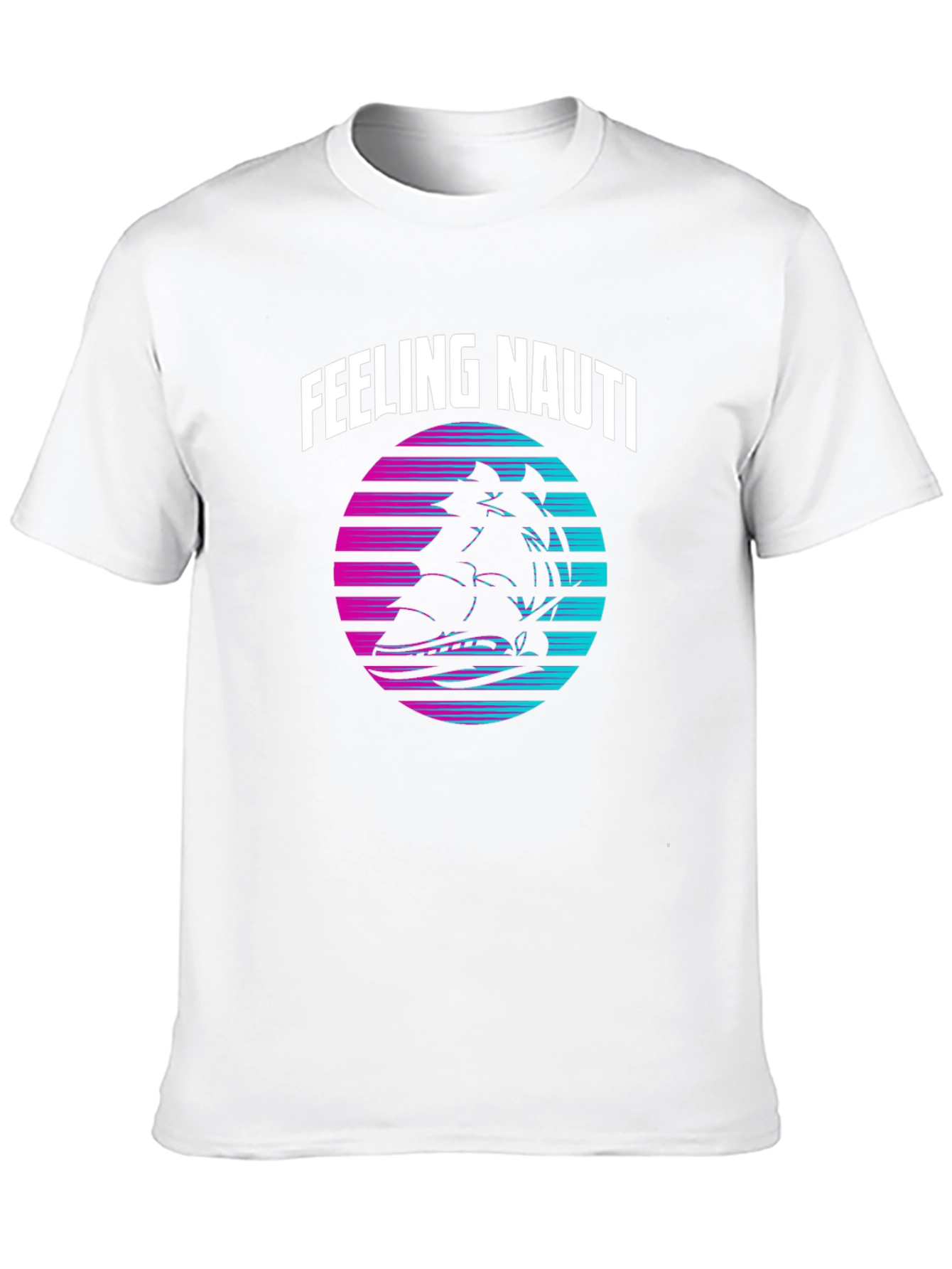 Feeling Nauti T-Shirt - Retro Nautical Design