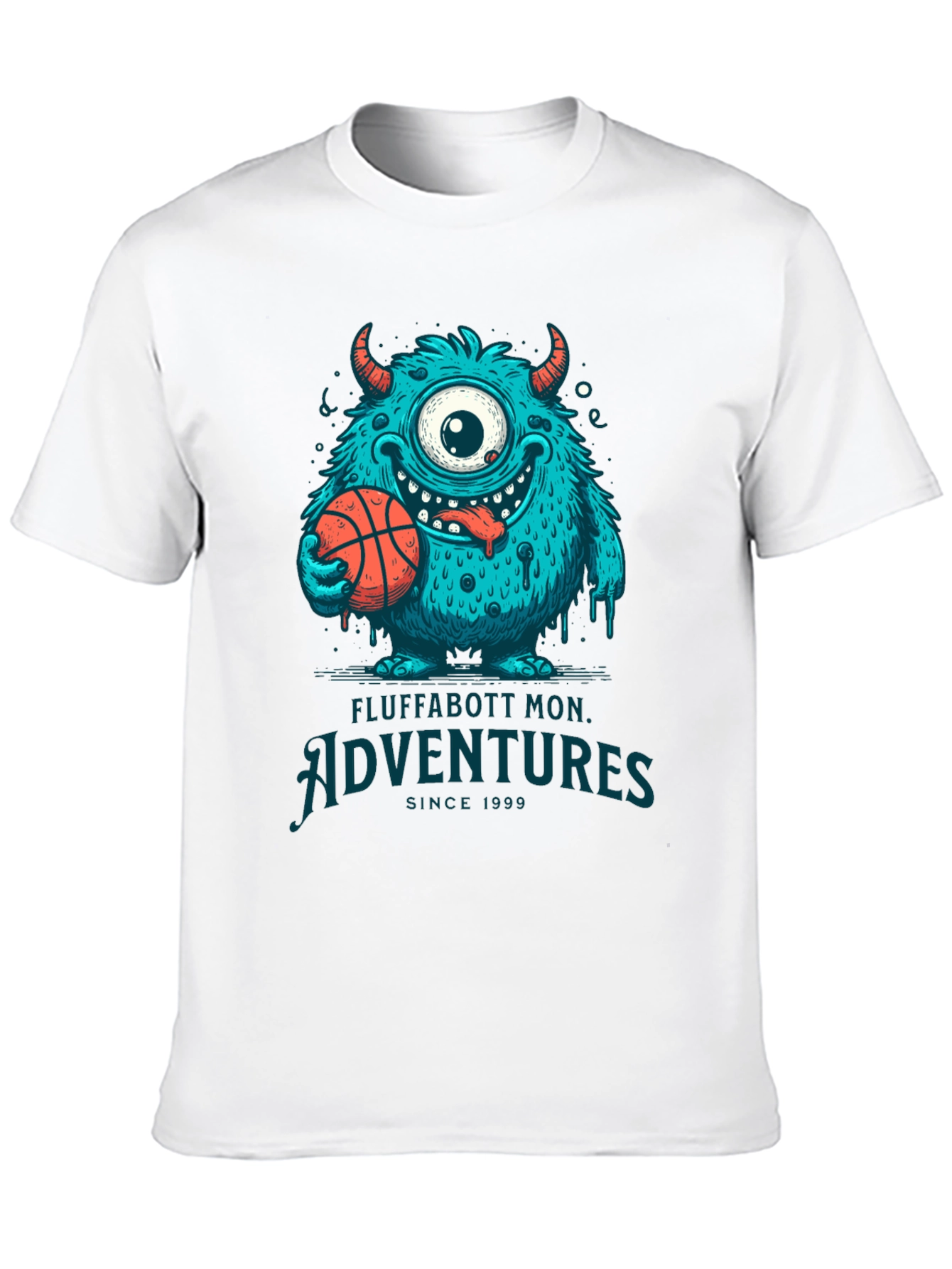 Fluffabott Adventures Monster Graphic Tee
