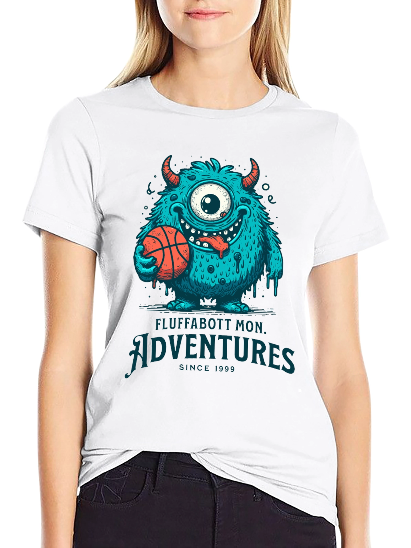 Fluffabott Adventures Monster Graphic Tee