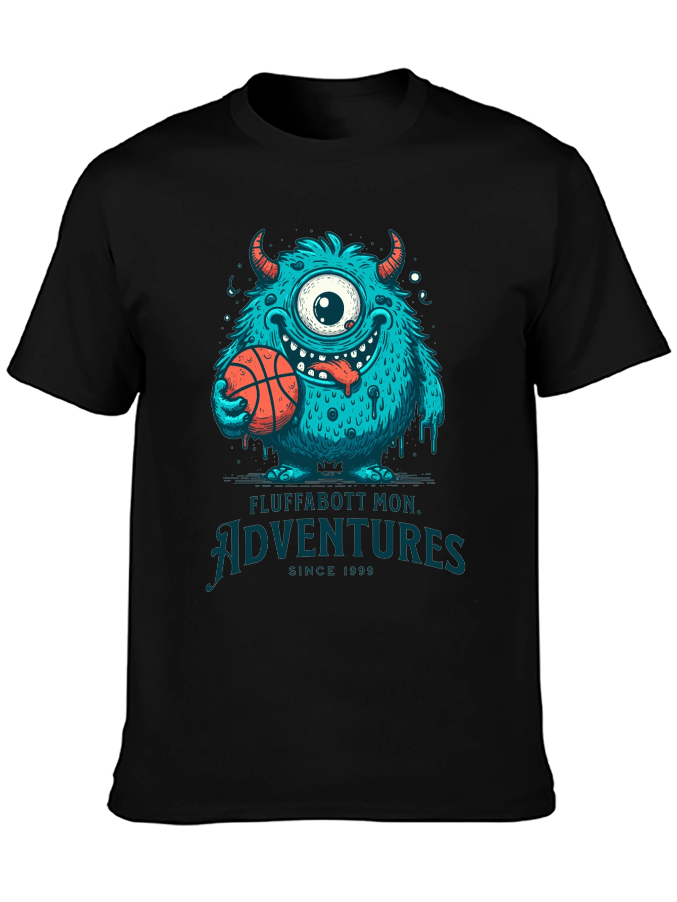 Fluffabott Adventures Monster Graphic Tee