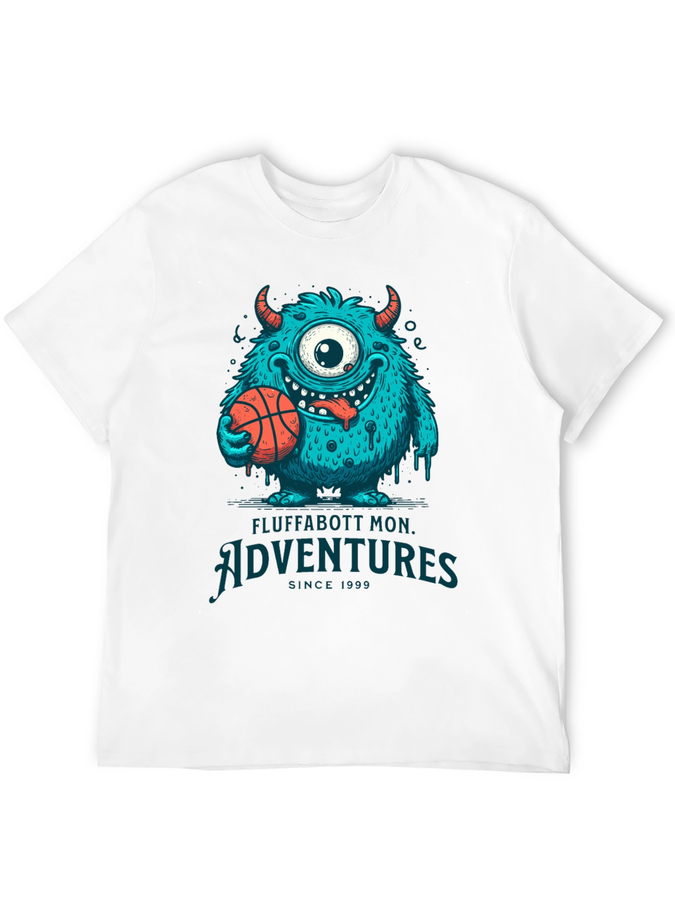 Fluffabott Adventures Monster Graphic Tee