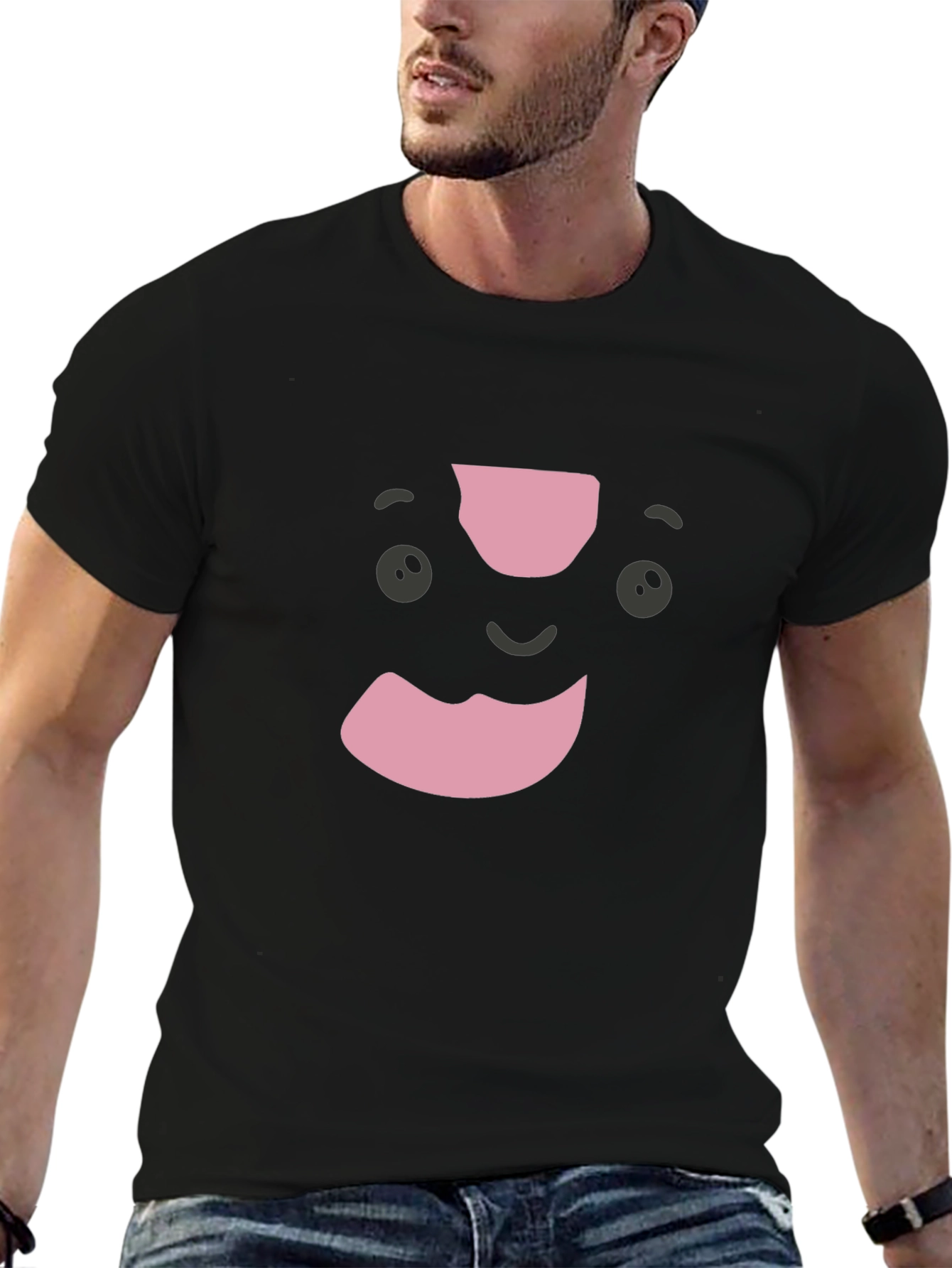 Funny Face Black T-Shirt