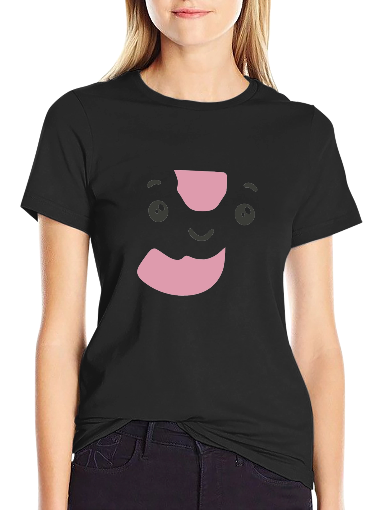 Funny Face Black T-Shirt