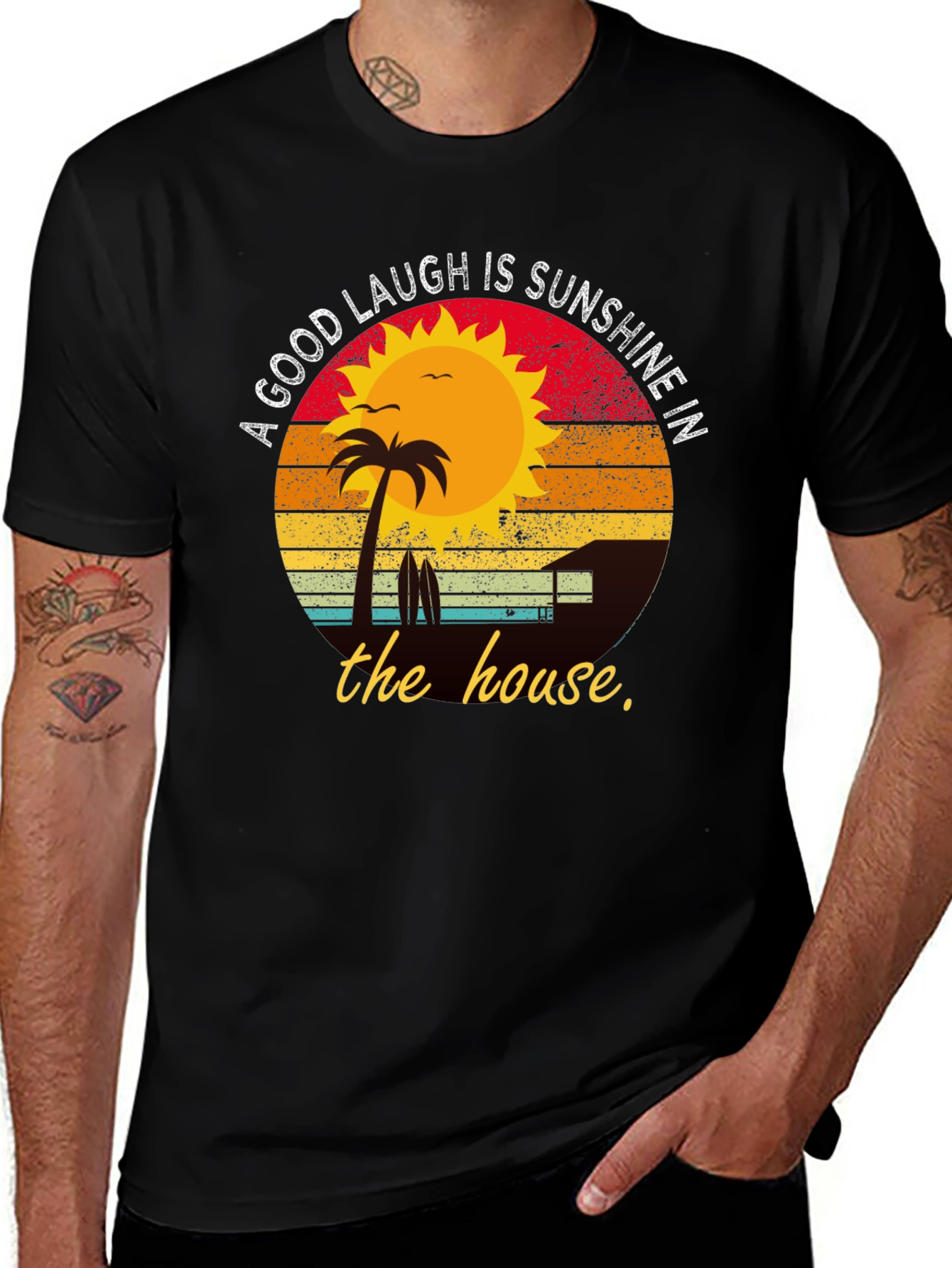 Sunshine Graphic Tee - Laugh in the House!