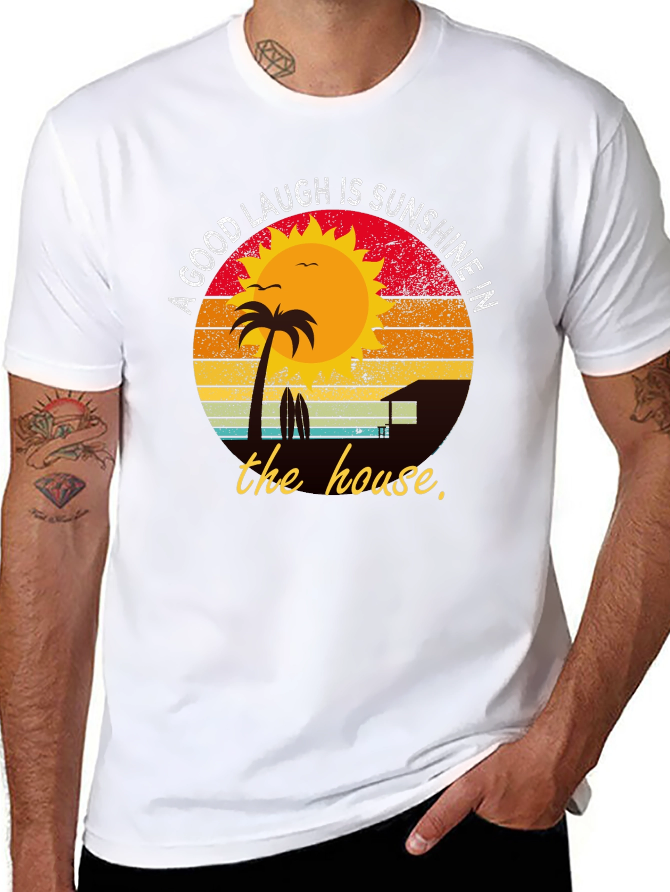 Sunshine Graphic Tee - Laugh in the House!
