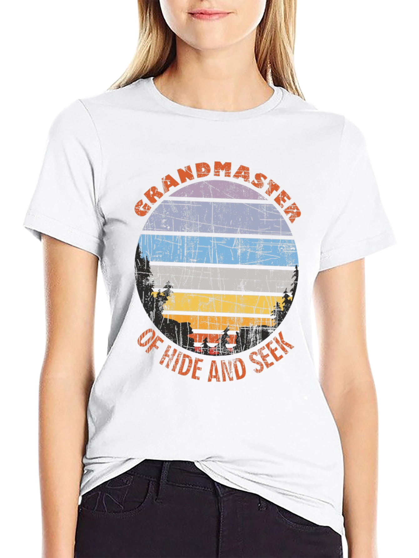 Grandmaster of Hide and Seek Retro T-Shirt