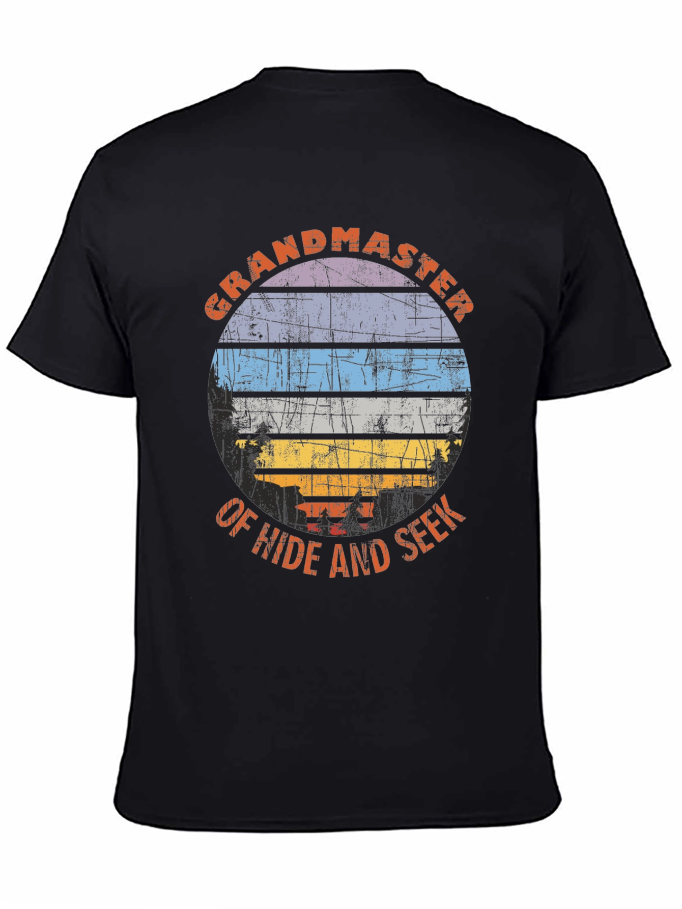 Grandmaster of Hide and Seek Retro T-Shirt