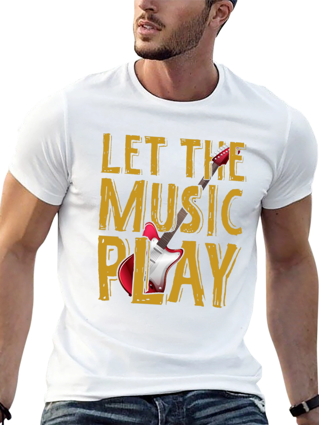 Let The Music Play Graphic T-Shirt
