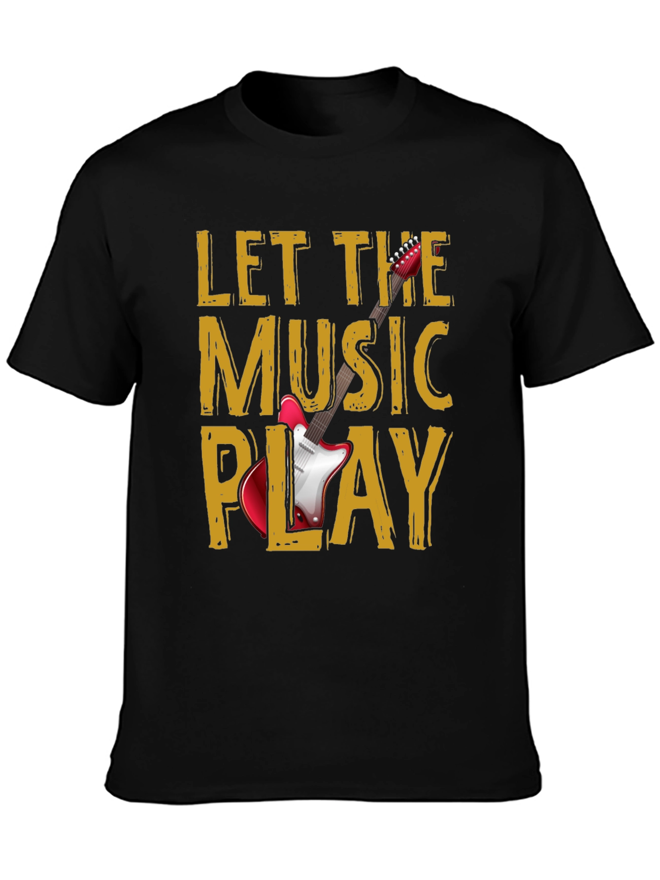 Let The Music Play Graphic T-Shirt