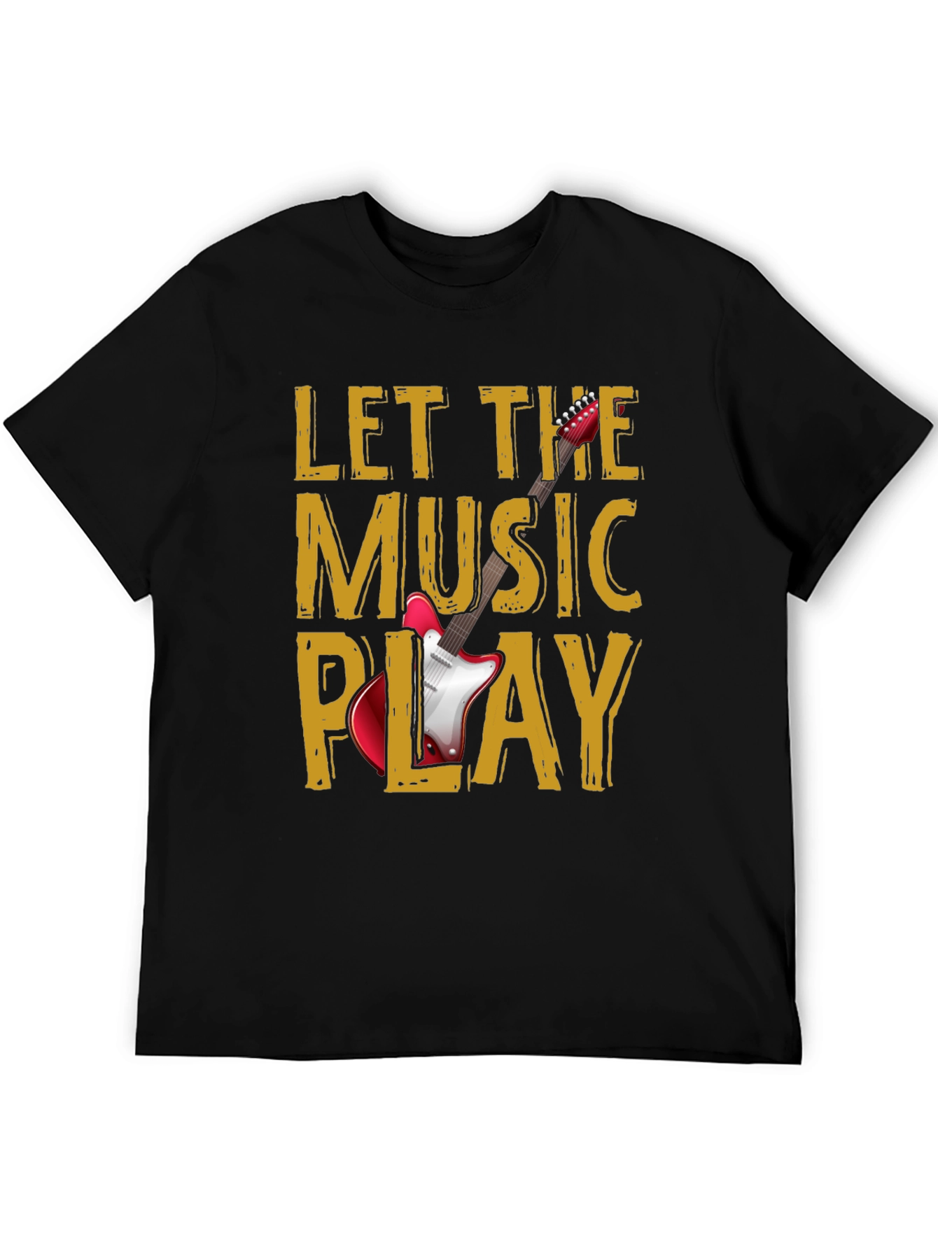 Let The Music Play Graphic T-Shirt