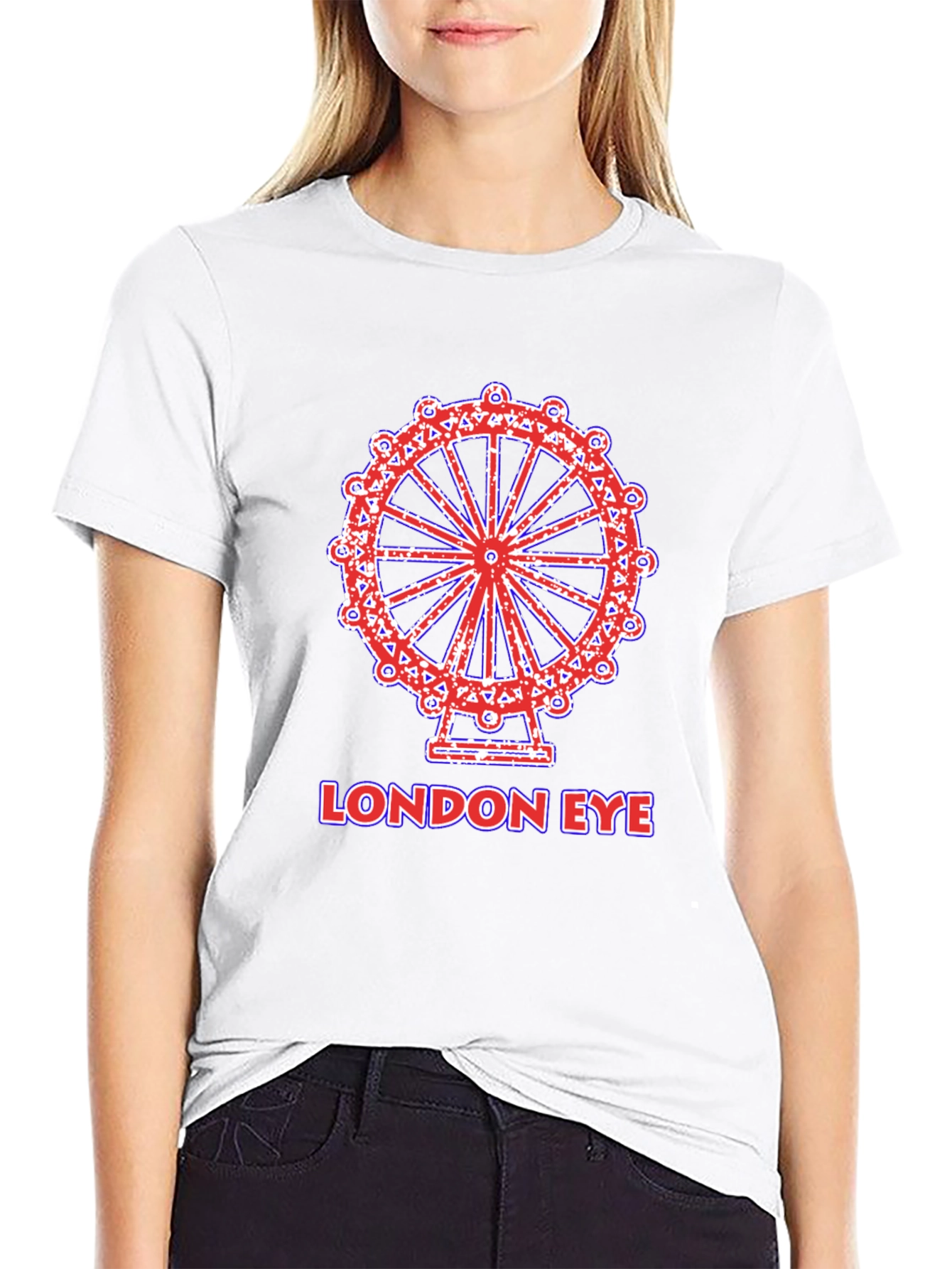 London Eye Graphic Tee - Black