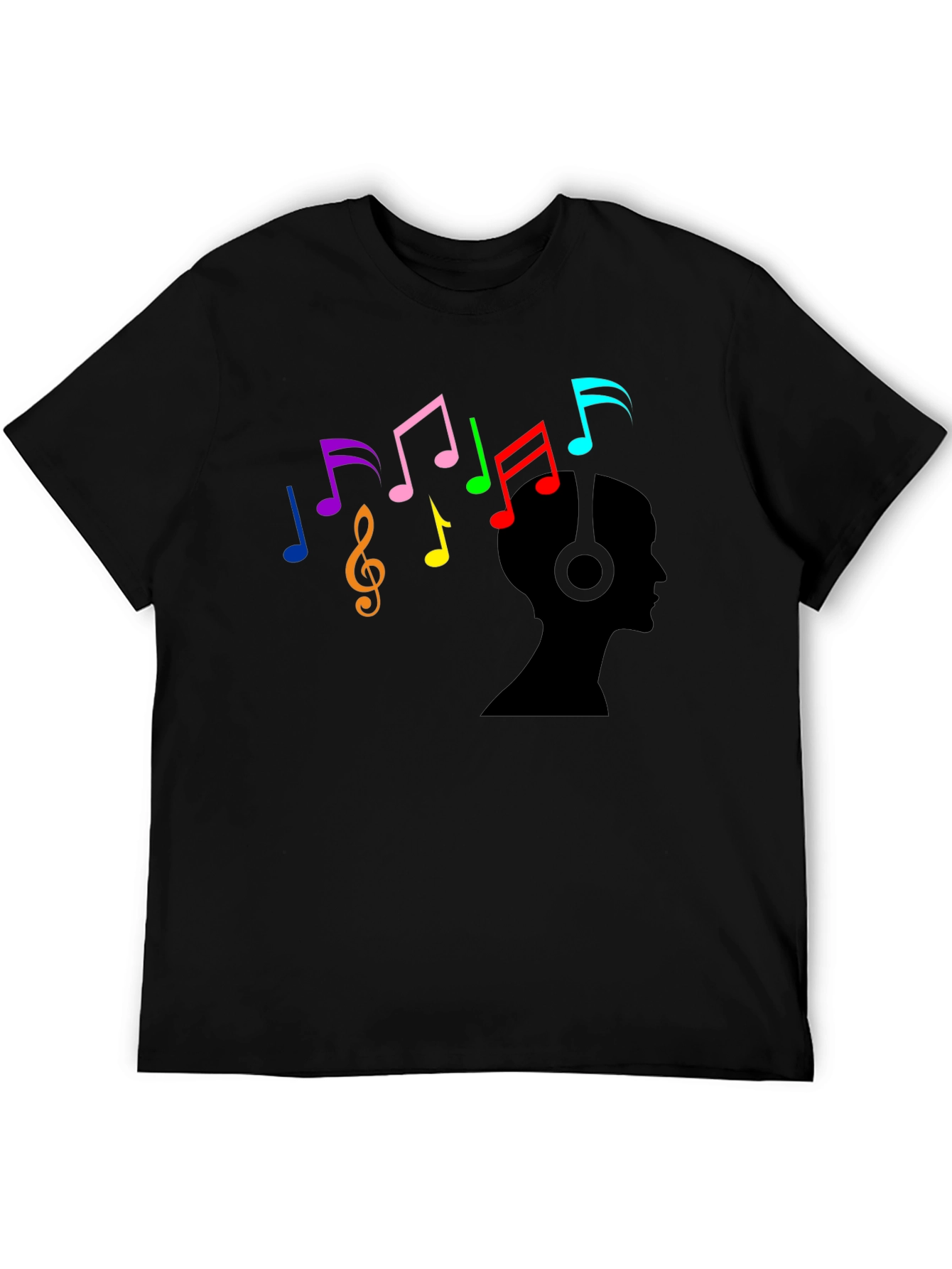Musical Mind T-Shirt - Black Cotton Tee