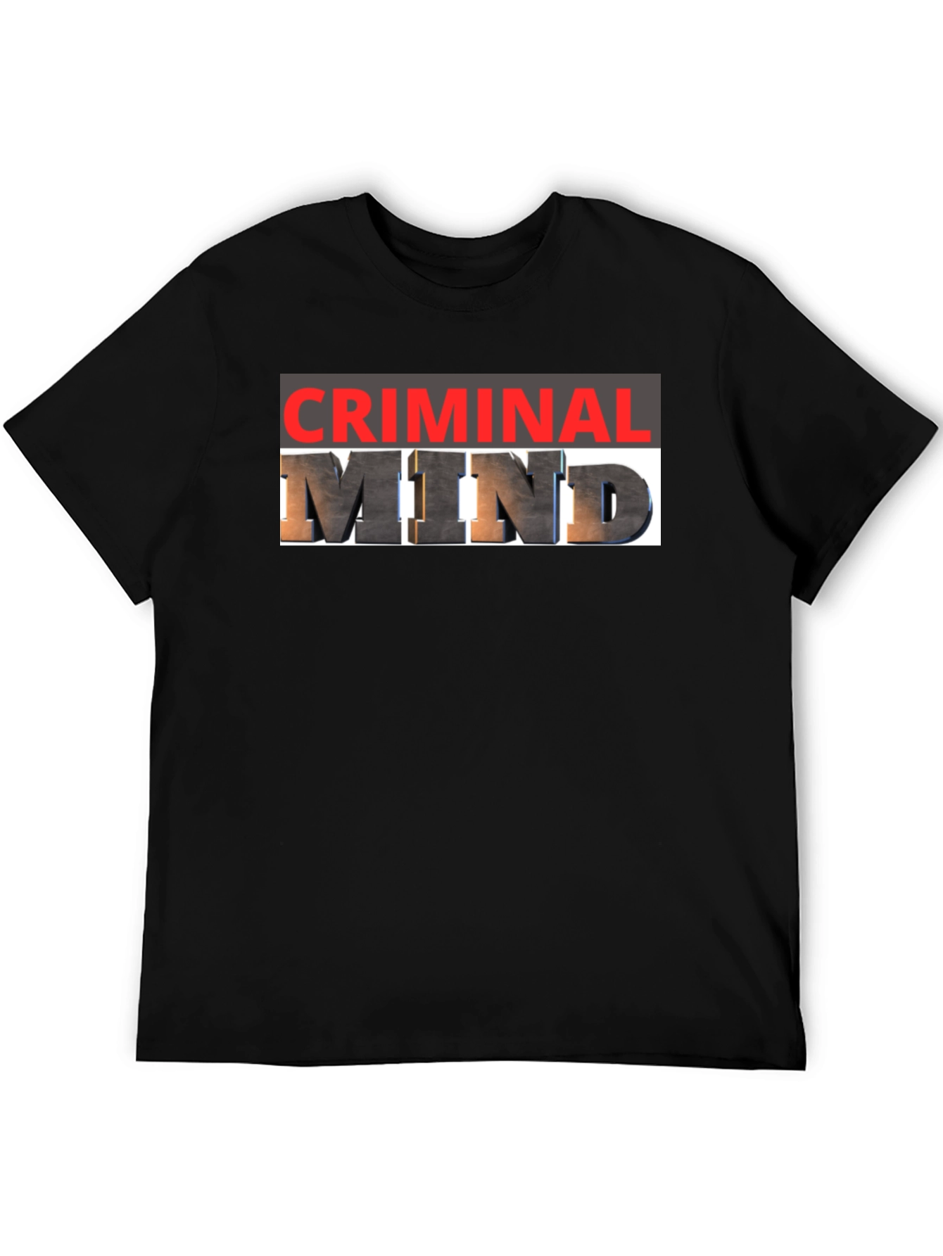 Criminal Mind Black T-Shirt